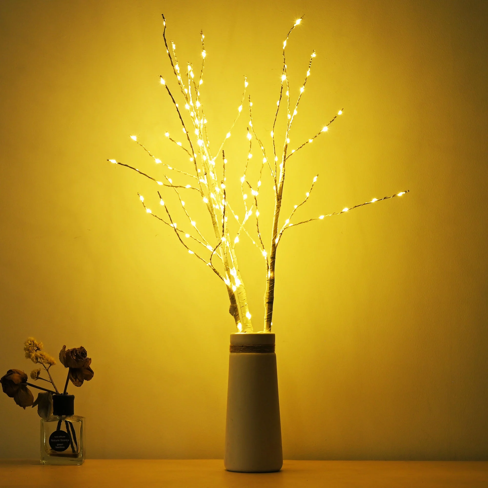 Yescom 3Pcs Lighted Birch Branches 33