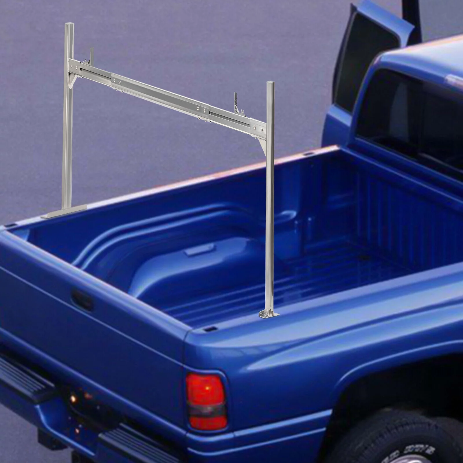 Adjustable Width 800lb 2*Truck Rack 71x14x34in Pick up Truck Ladder Rack Trailer