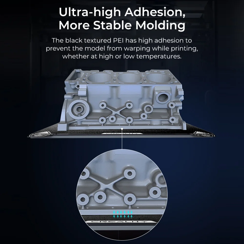 Creality 3D 3D printer printing platform,PEI Build Plate Resistance Suitable 3D Printers Heat Model Removal Removal Resistance Suitable 3D Kit 315 * 3D Printers 315x310mm 310mm Heat Model Build Plate
