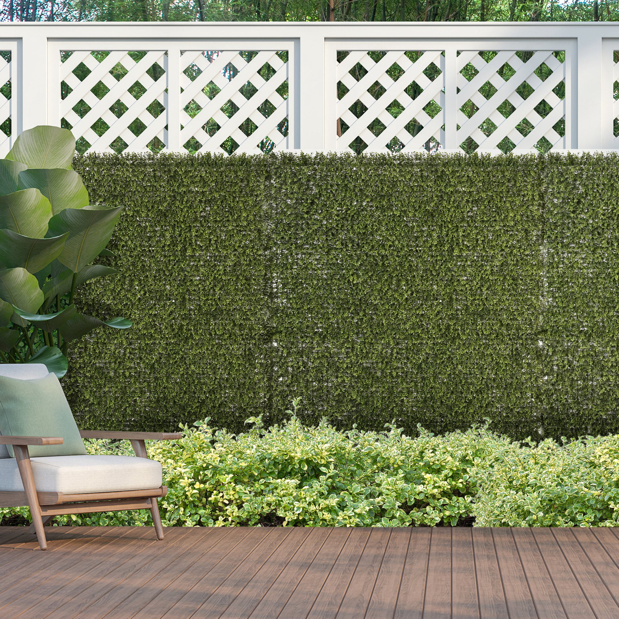 Homiyad Artificial Grass Wall Panel Backdrop, 12 20