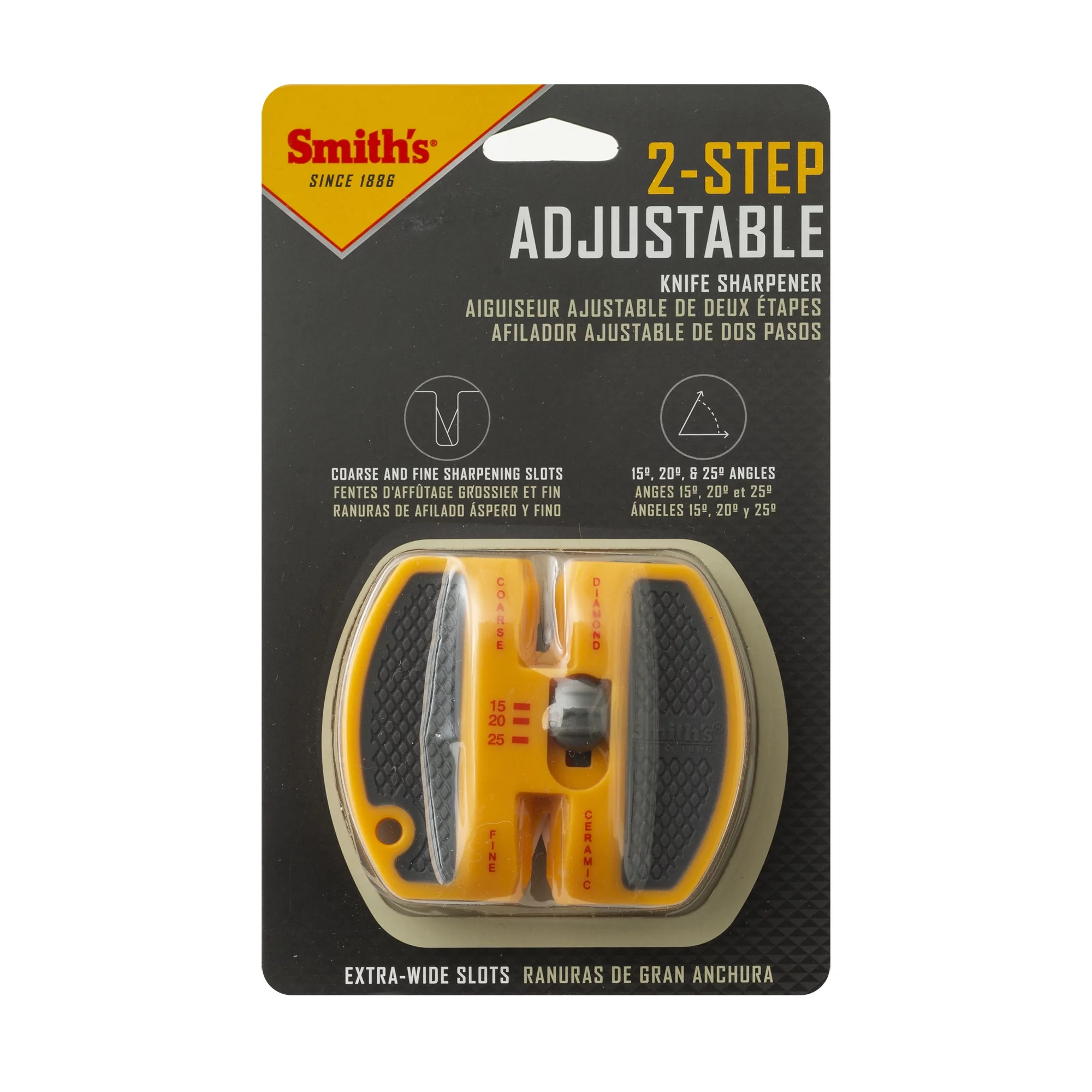 Smith's 2-Step Adjustable Knife Sharpener 50917