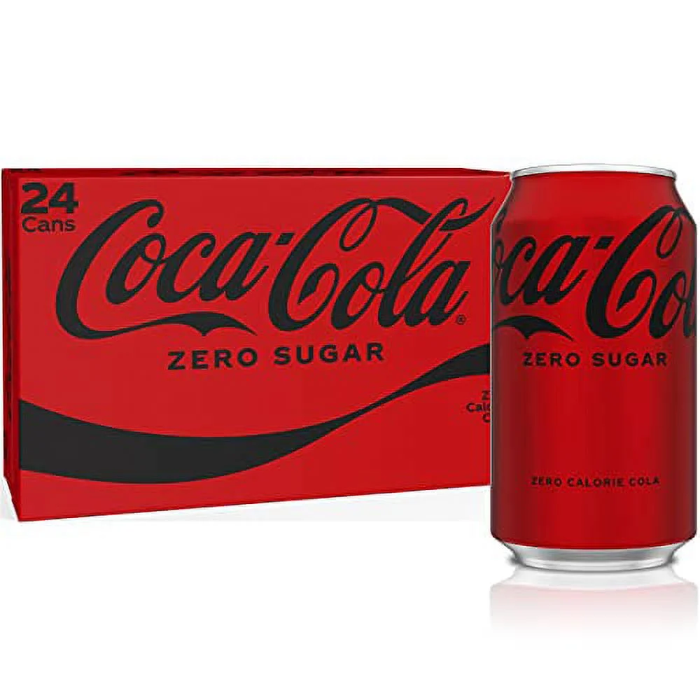 Coca-Cola Zero Sugar Soda 12oz Cans (Pack of 24)