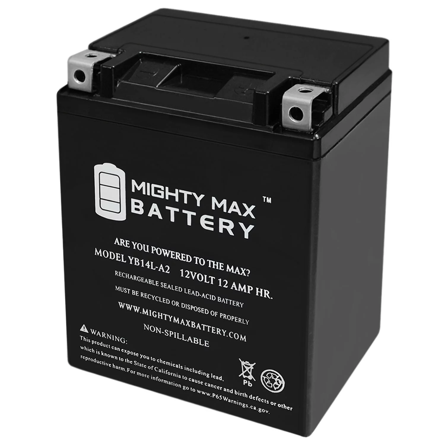 YB14L-A2 12V 12Ah Replacement Battery for Yamaha AGM 31500-425-672