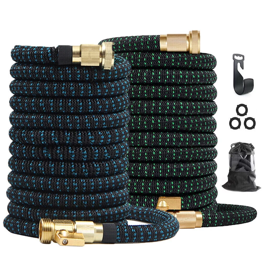 4X Stronger 100ft Garden Hose Expandable Heavy Duty Flexible Water Hose 3/4