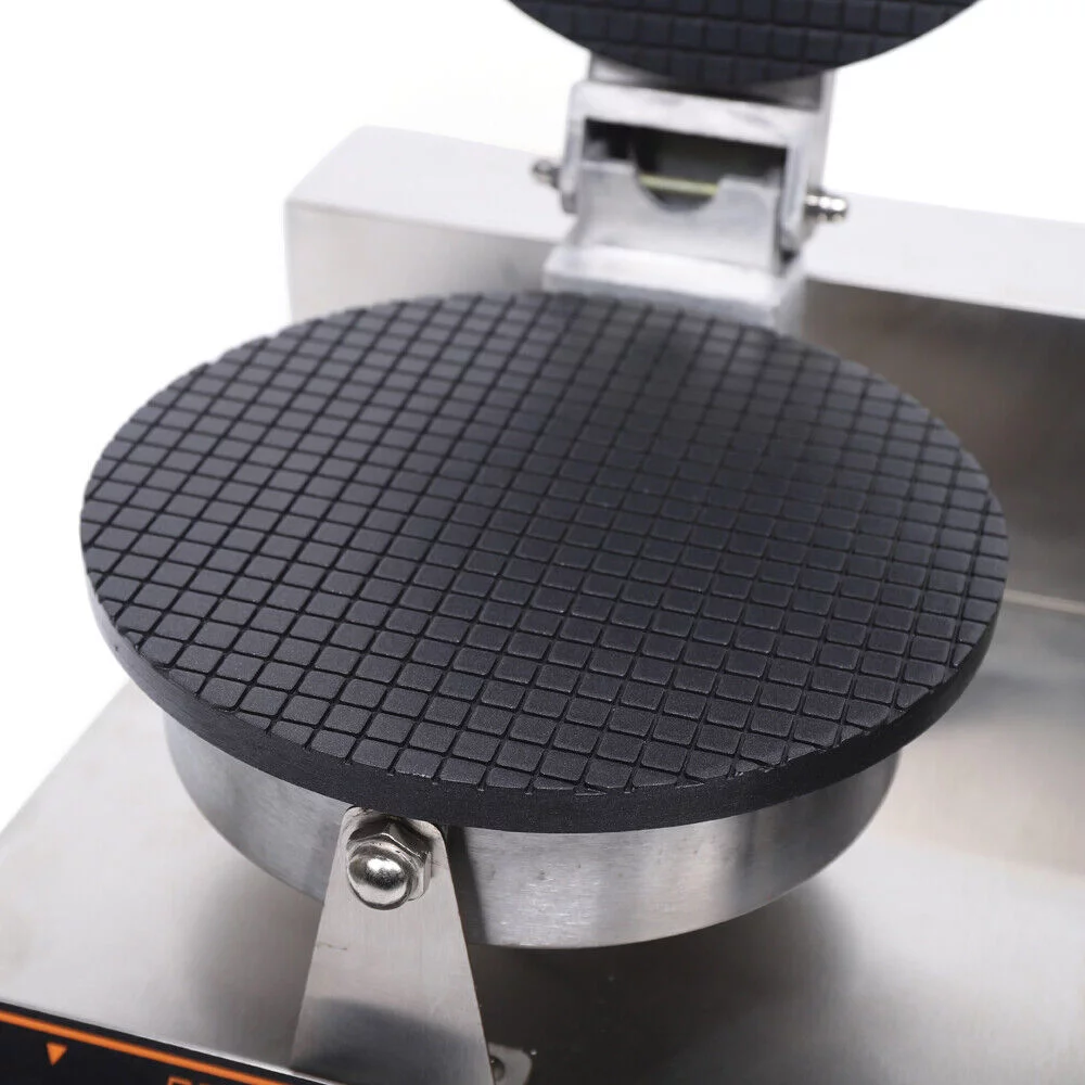 110v Electric Nonstick Waffle Maker Machine - Commercial Ice Cream Cone Maker 19.6*13.9*10.2in