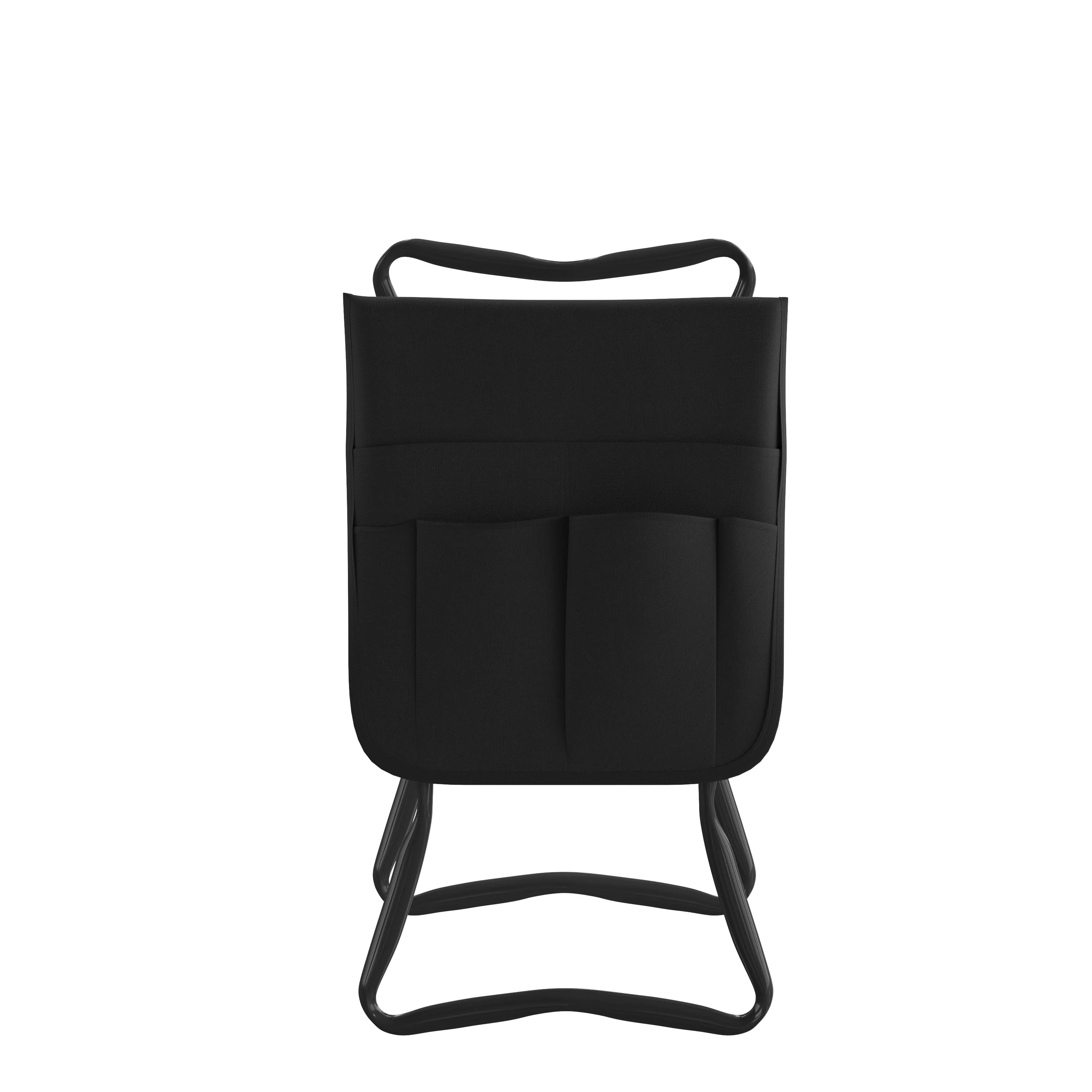 Flash Furniture Black Foldable Padded Garden Kneeler
