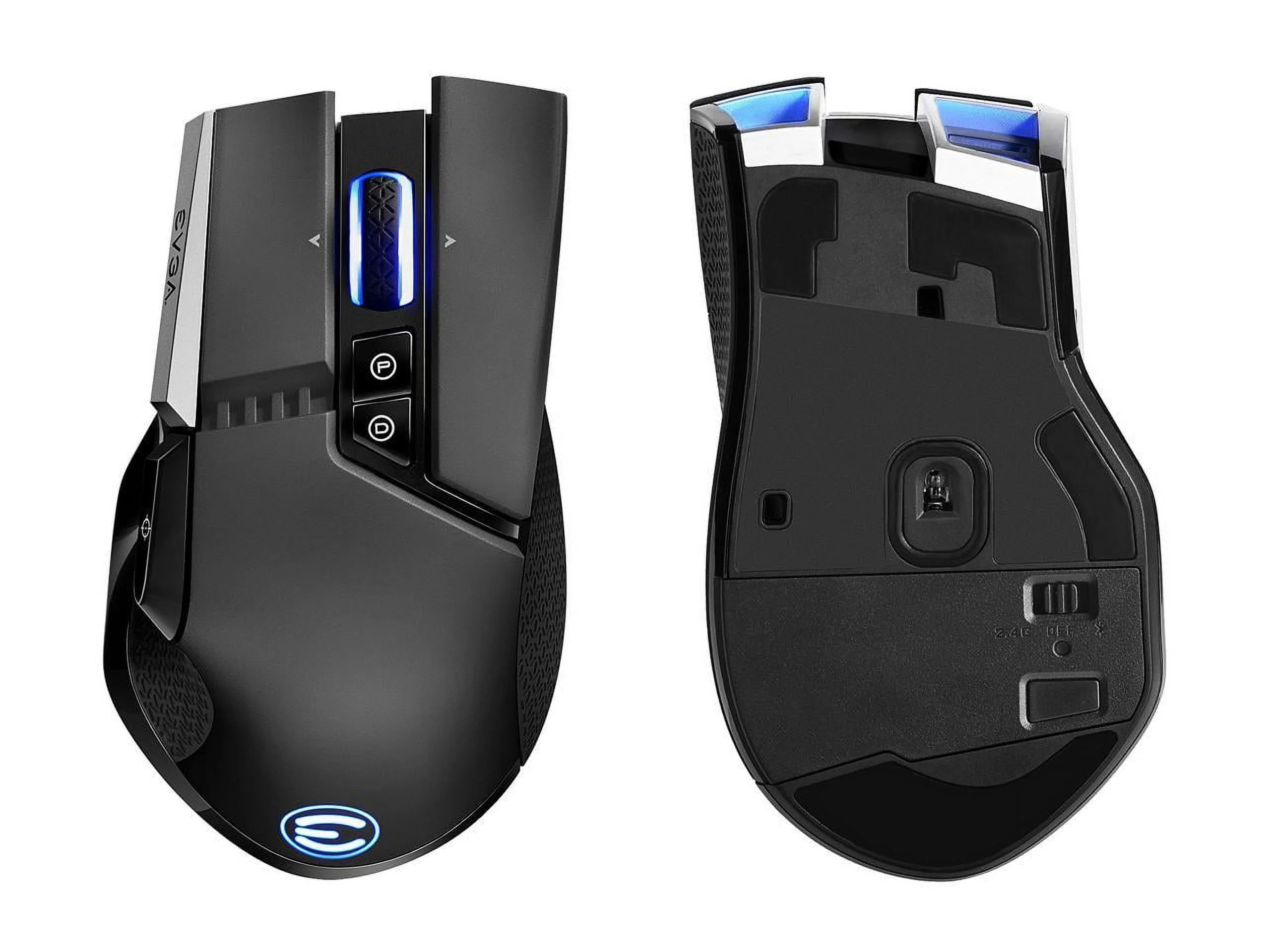 EVGA X20 Gaming Mouse, Wireless, Black, Customizable, 16,000 DPI, 5 Profiles, 10 Buttons, Ergonomic 903-T1-20BK-K3