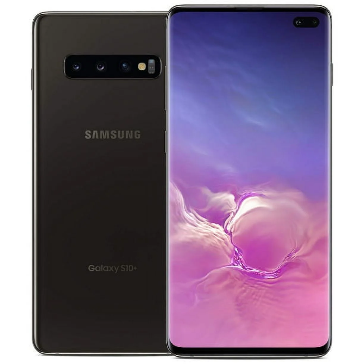 Pre-Owned Samsung Galaxy S10+, 512GB, Ceramic Black - Unlocked (Refurbished: Good)