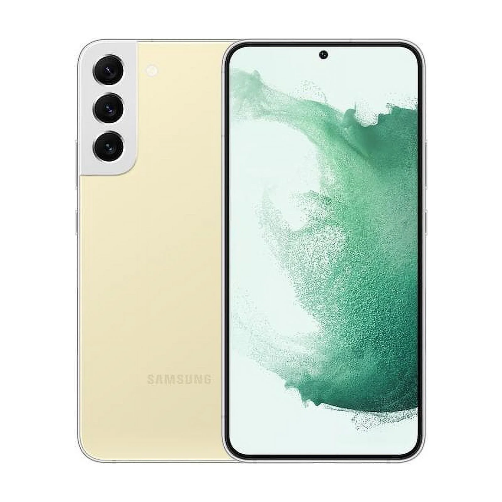 Restored Samsung Galaxy S22 Plus 5G S906U (Fully Unlocked) 128GB Cream with Screen Protector (Refurbished)