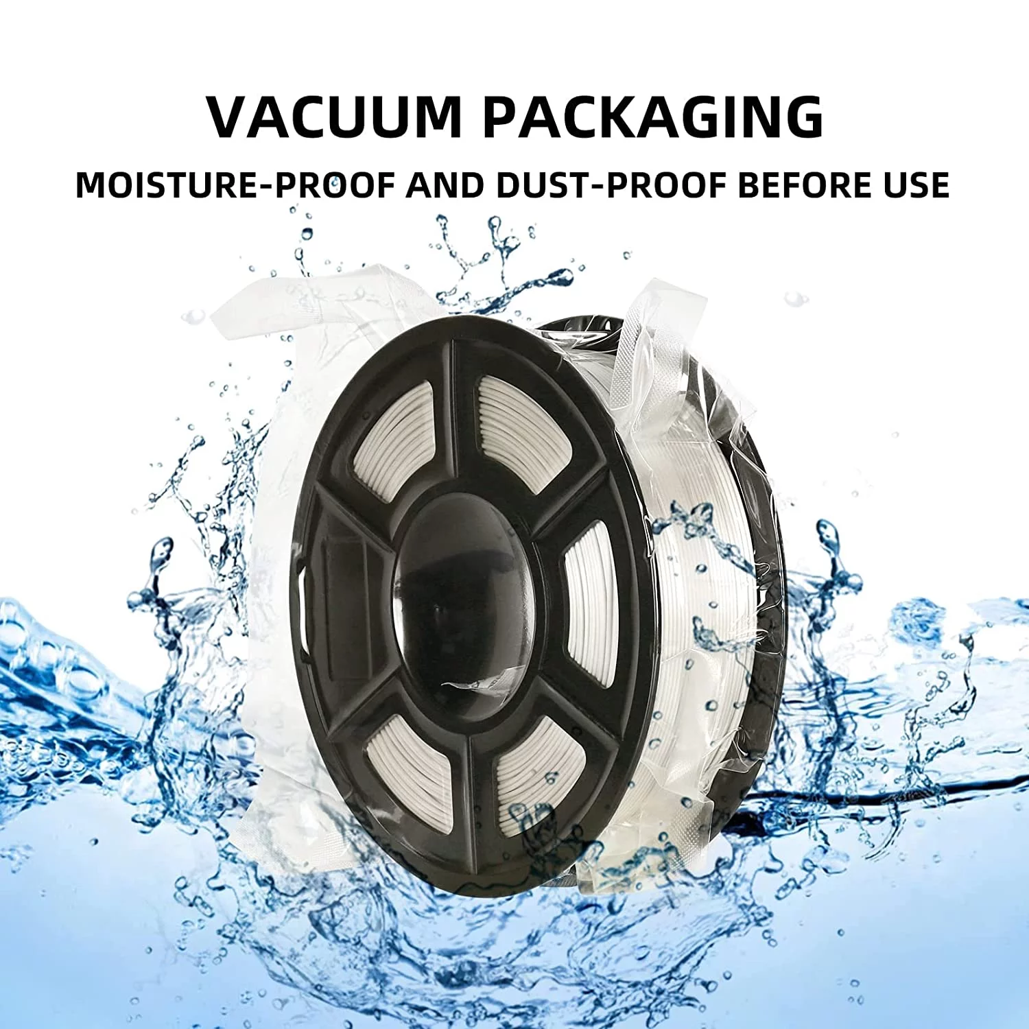 ANYCUBIC PLA 3D Printer Filament, 3D Printing PLA Filament 1.75mm Dimensional Accuracy +/- 0.02mm, 1KG Spool (2.2 lbs), Transparent