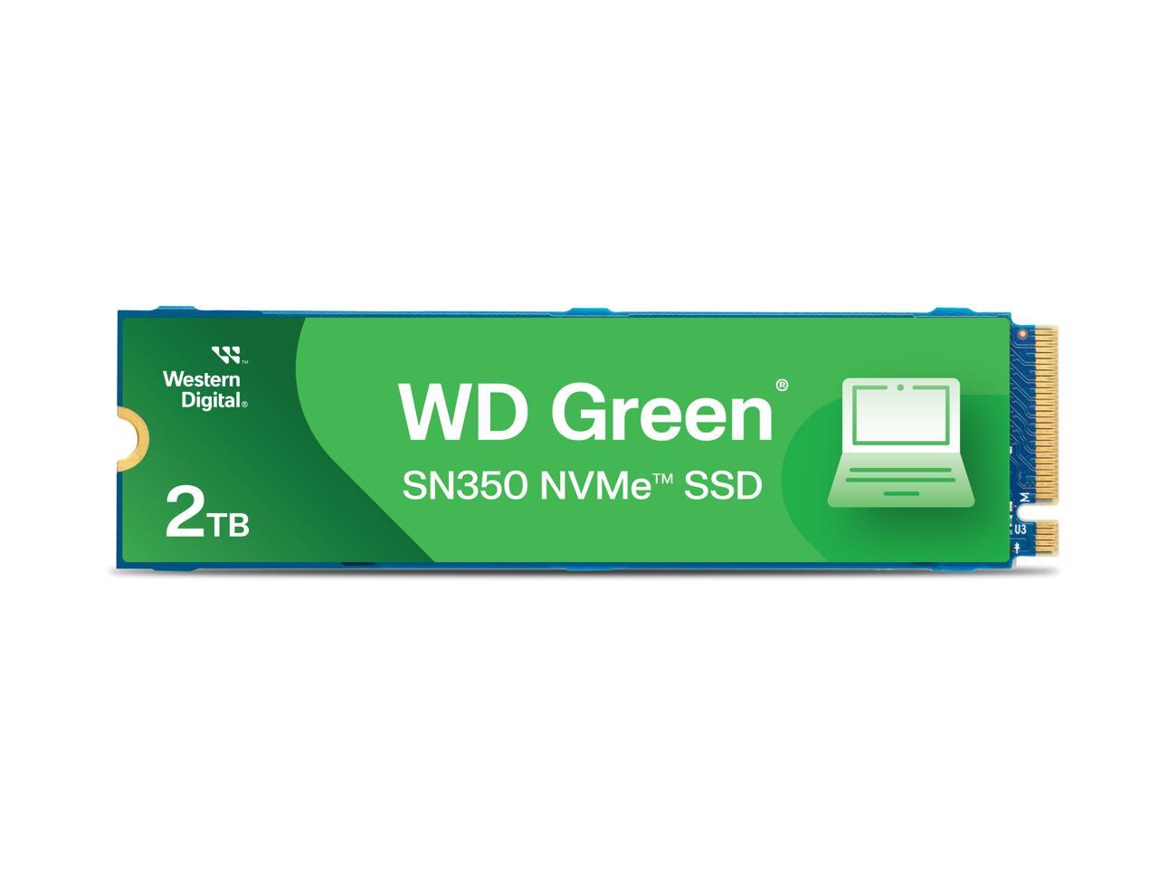 Western Digital WD Green SN350 NVMe M.2 2280 2TB PCI-Express 3.0 x4 Internal Solid State Drive (SSD) WDS200T3G0C