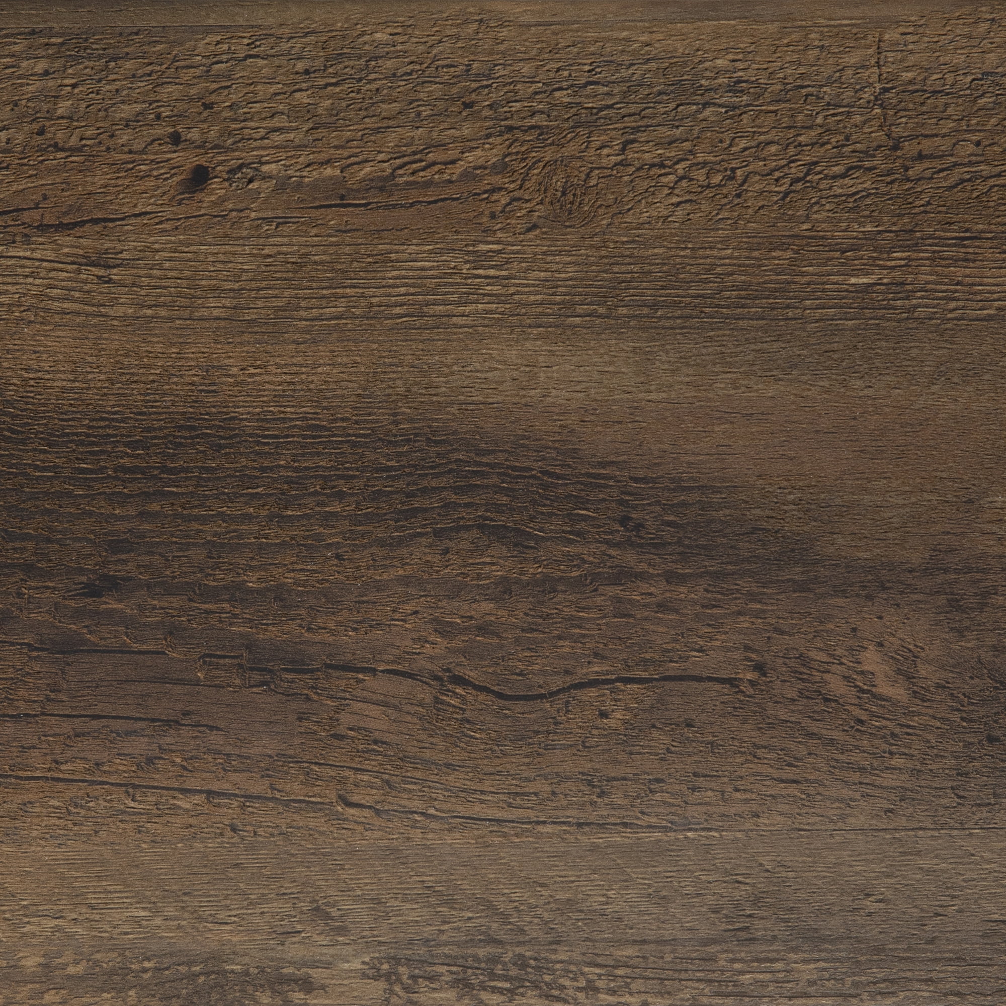 Walker Edison Rustic Distressed Solid Wood Dining Table, Rustic Oak