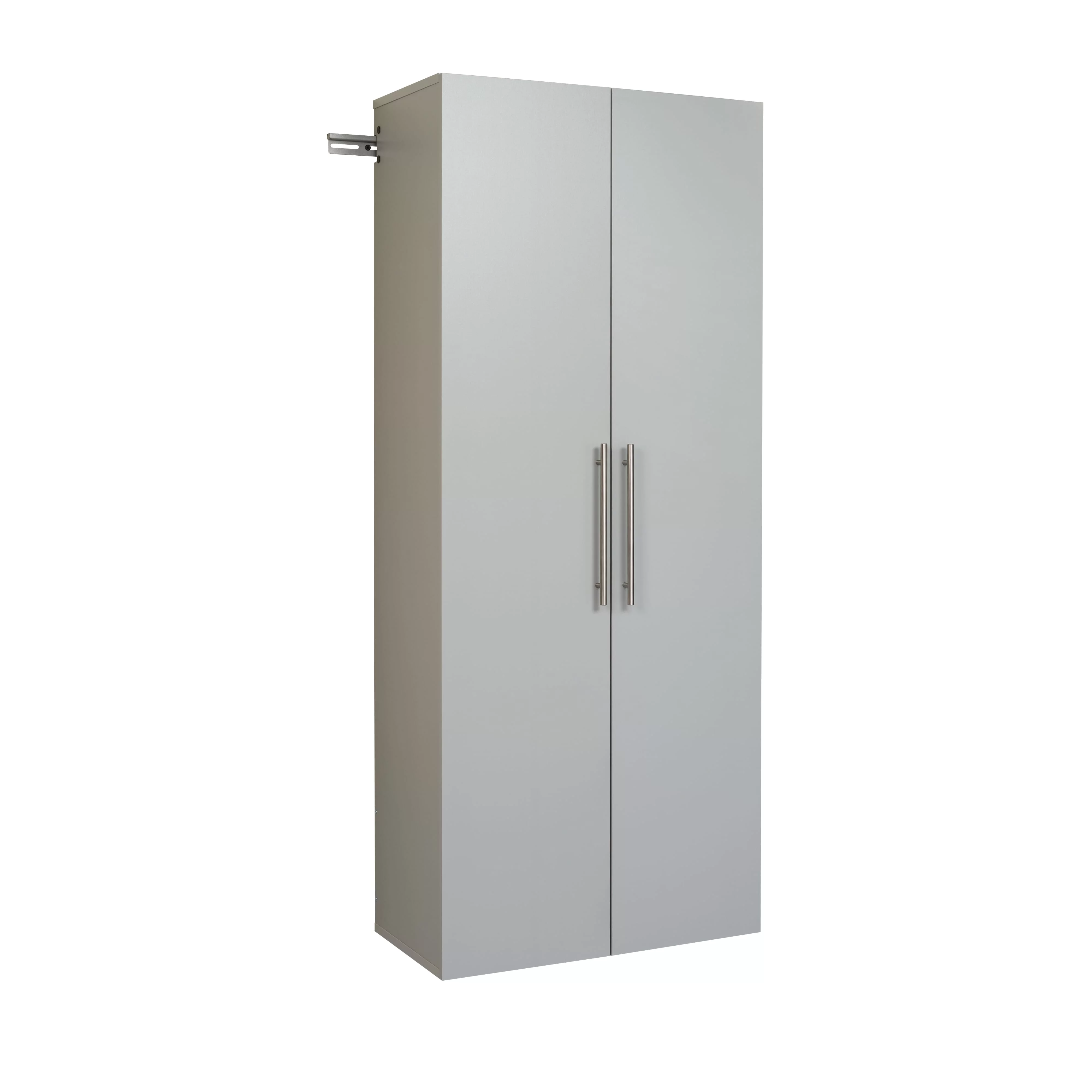 Prepac Large HangUps Storage Cabinet, Light Gray