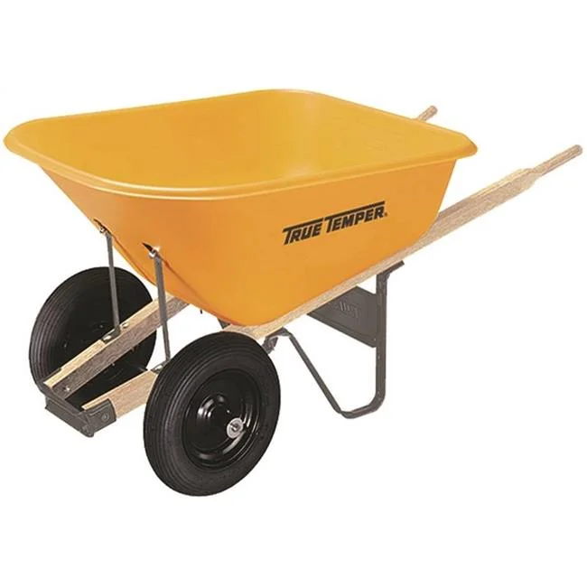 Wheelbarrows - Poly - 8 cu ft. - Dual Tires