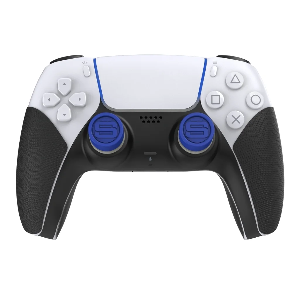 Sony PlayStation 5 Digital Slim Marvel’s Spider-Man 2 Bundle with Extra Starlight Blue Controller and FPS Grip Kit