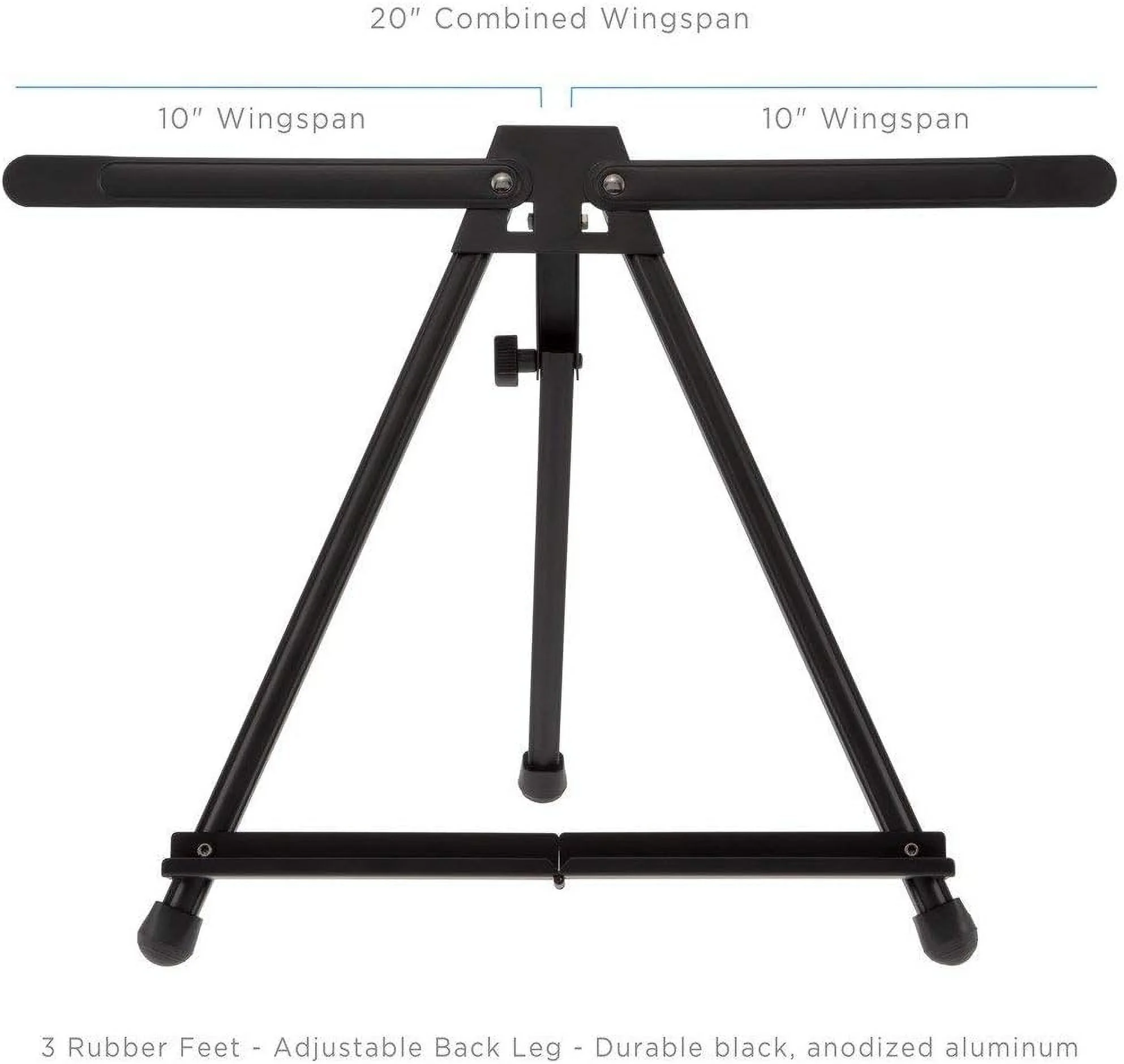 Bob Ross Master Artist Oil Paint Set Bundle With Aluminum Table Easel (2 Items)