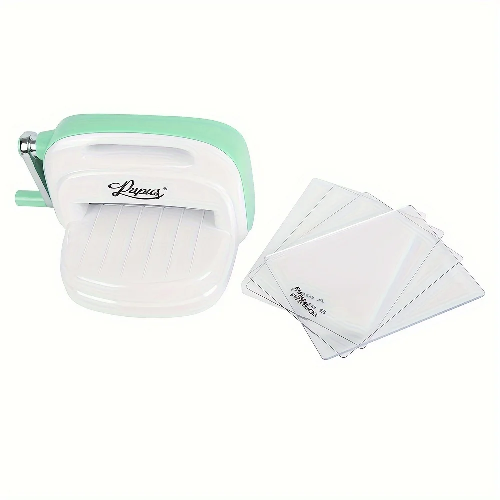 Large Embossing Cutting Machine, Multifunctional Cutting Machine, 4 Cutting Pads, 1 English Instruction Manual