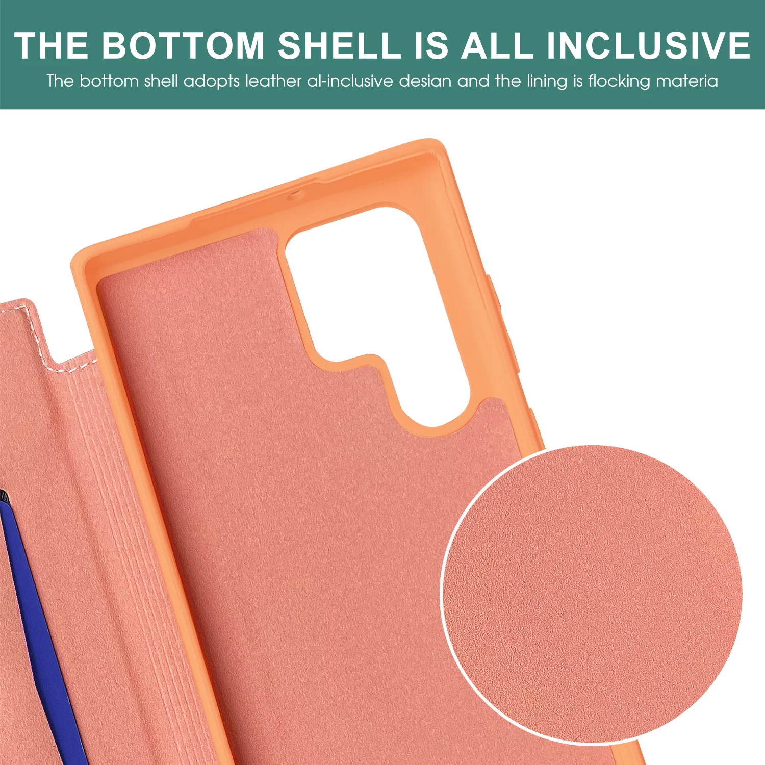 SaniMore Wallet Case for Samsung Galaxy S23 Ultra (6.8