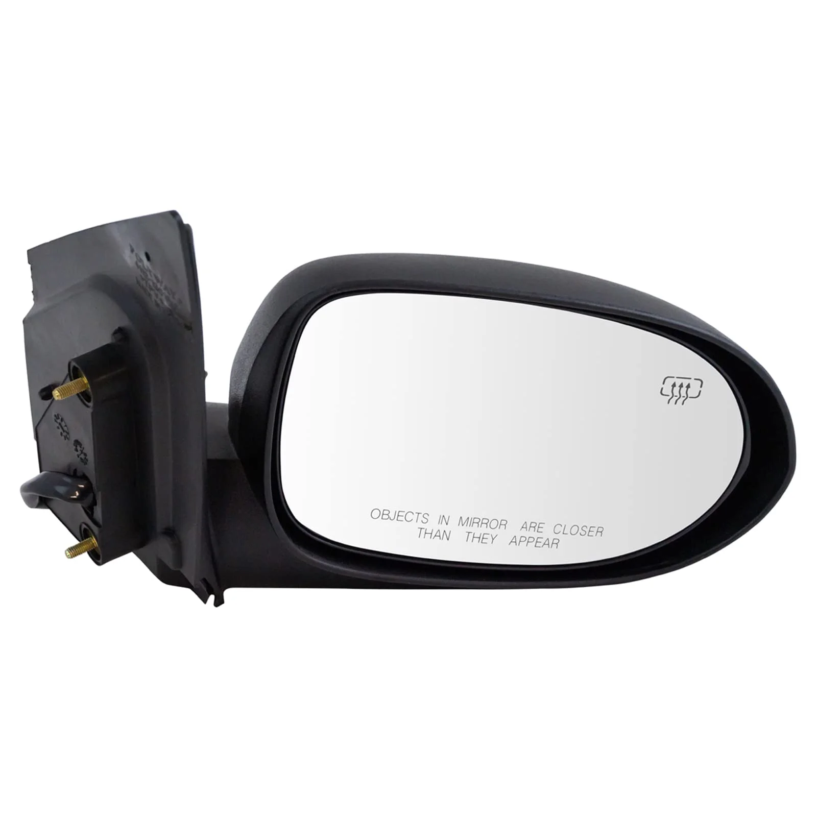Mirror Power Heated Textured Black Passenger Side Right RH for 10-12 Caliber New MRA06862 Fits select: 2010-2012 DODGE CALIBER