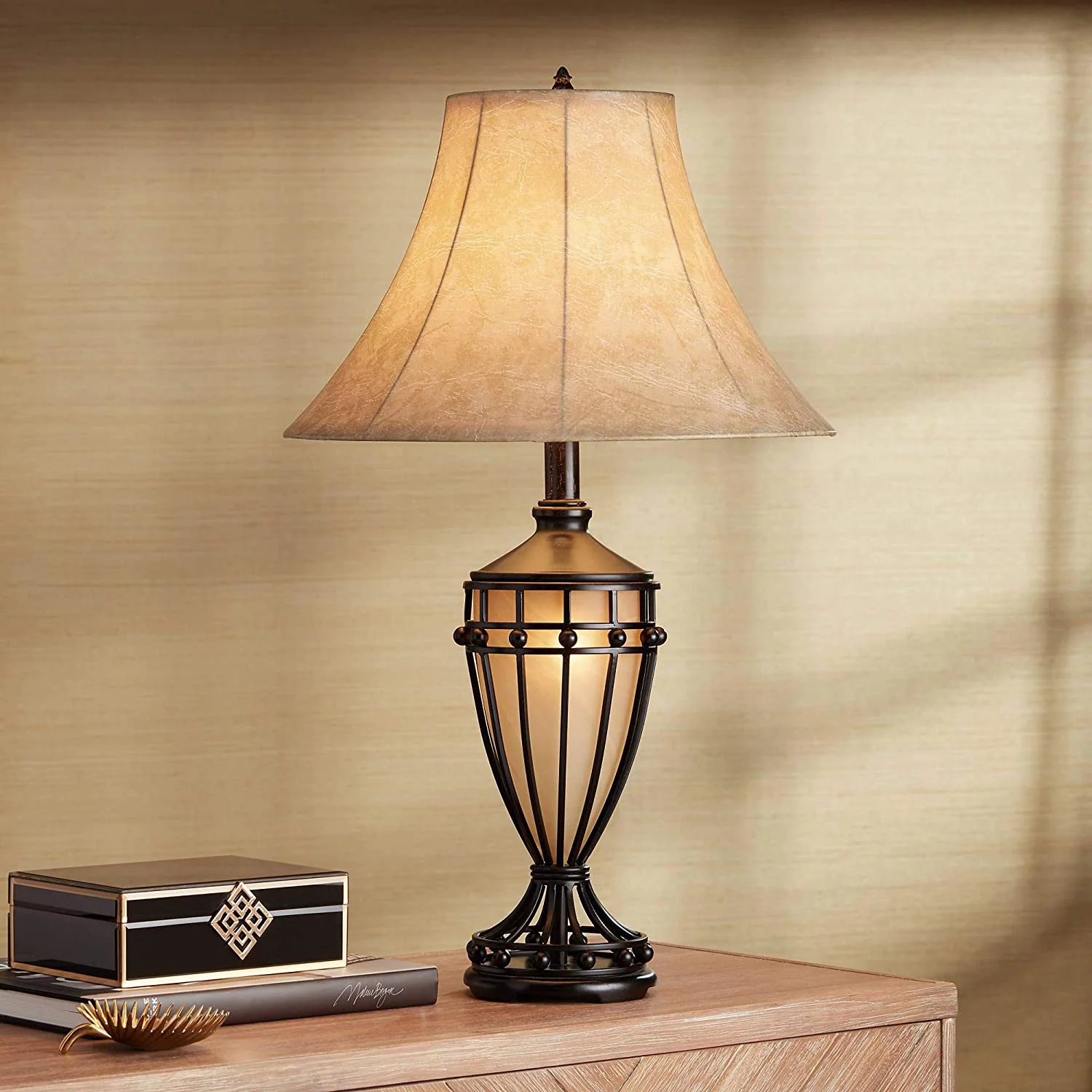 Franklin Iron Works Cardiff Traditional Table Lamp 33