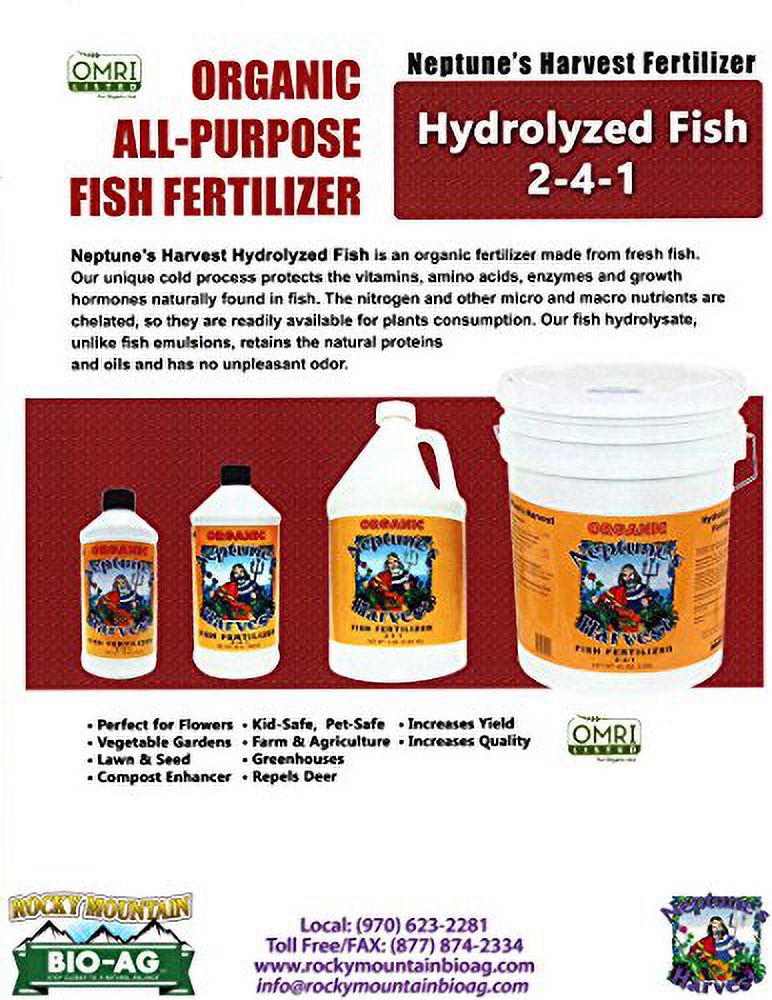 Fish Fertilizer Neptune's Harvest