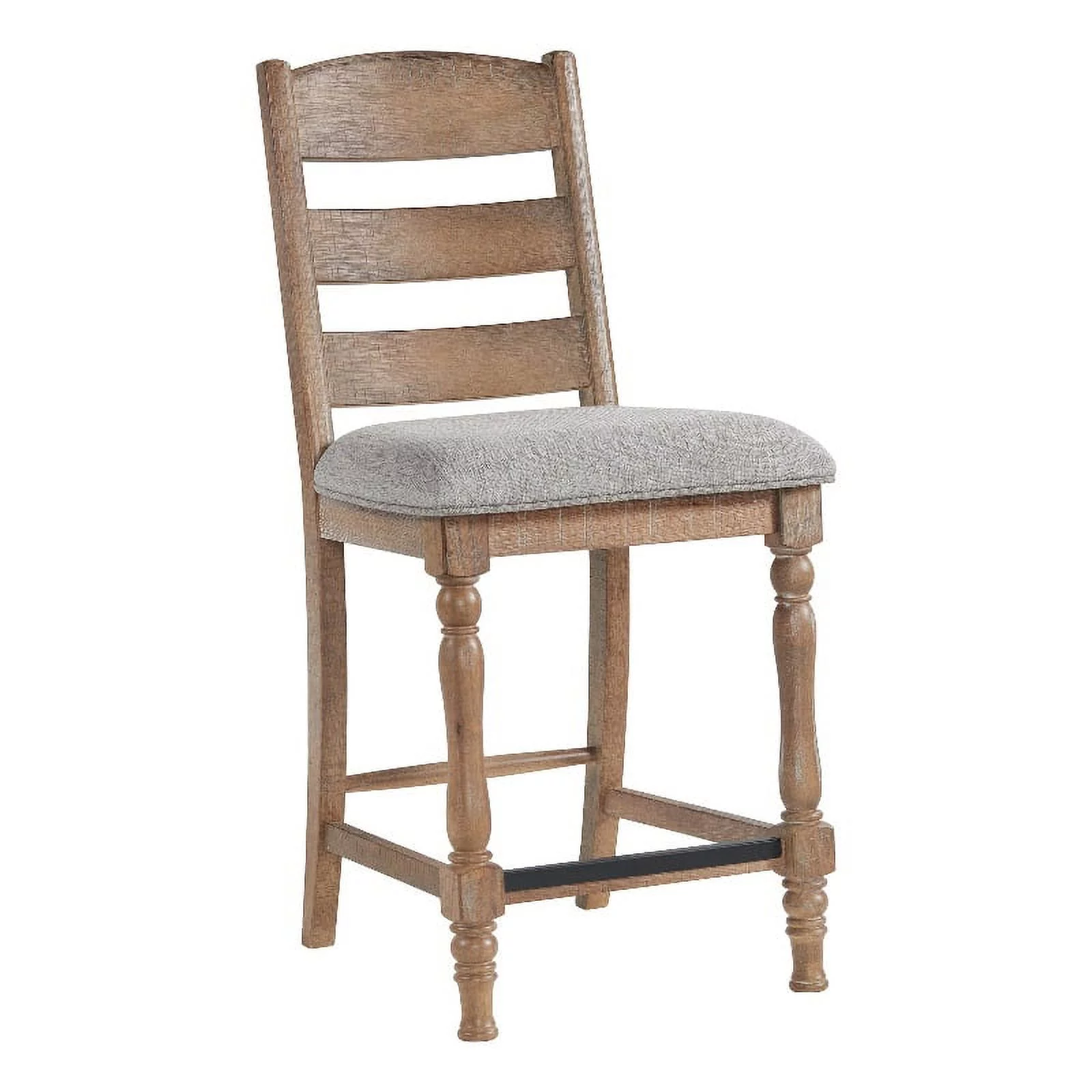 Intercon Furniture Highland Wood Ladder Back Stool in Brown (Set of 2)