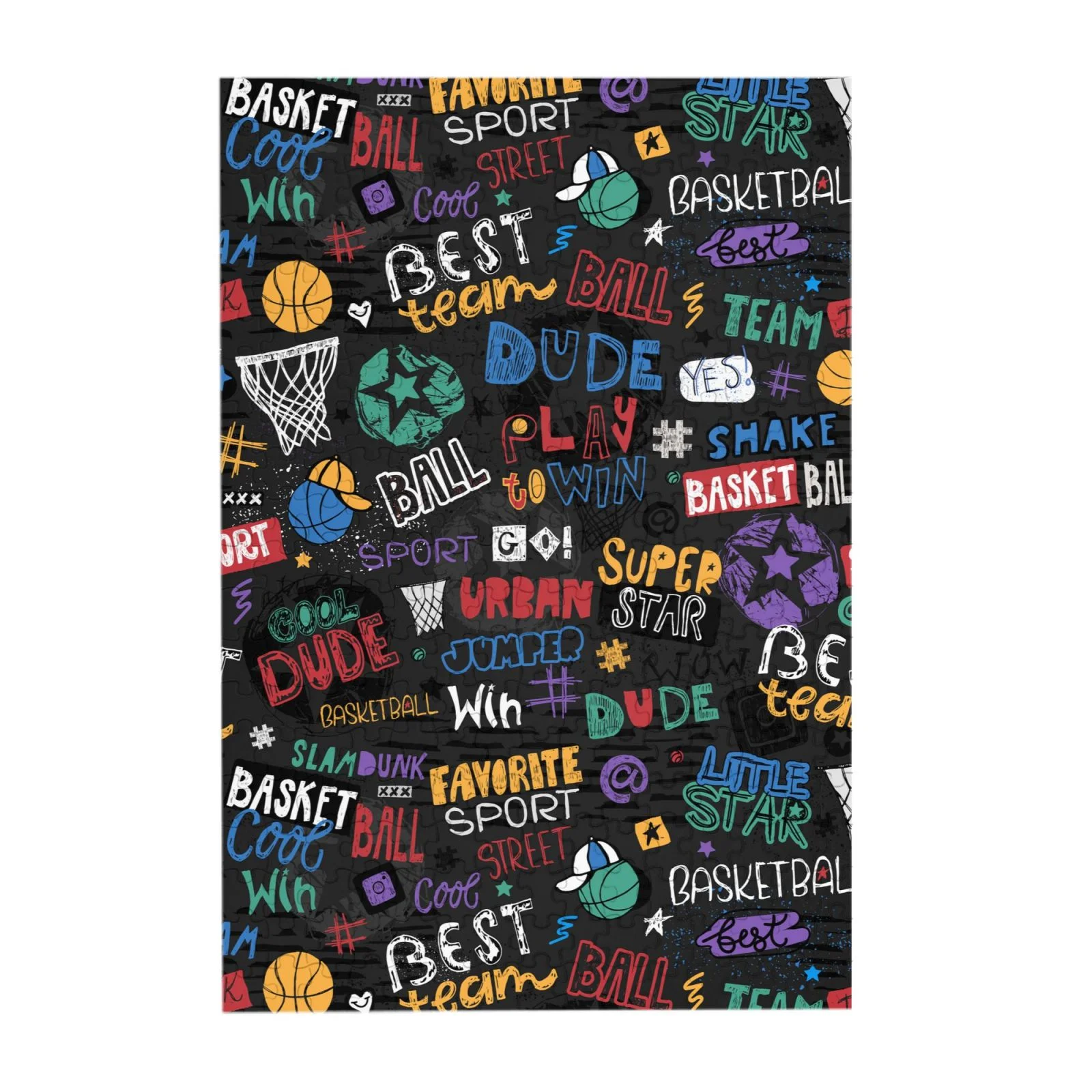 Kll Basketball - 300 Piece Jigsaw Puzzle For Adult And Teenagers Family Educational Game Toys 300pcs