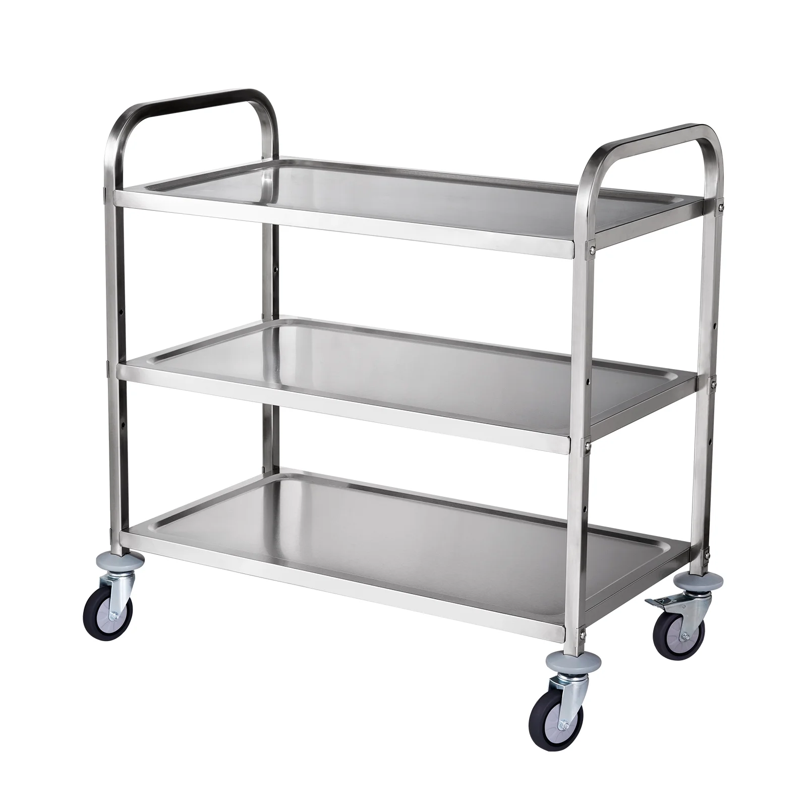 SKYSHALO 3-Tier Utility Cart Rolling Cart on Wheels 37.5