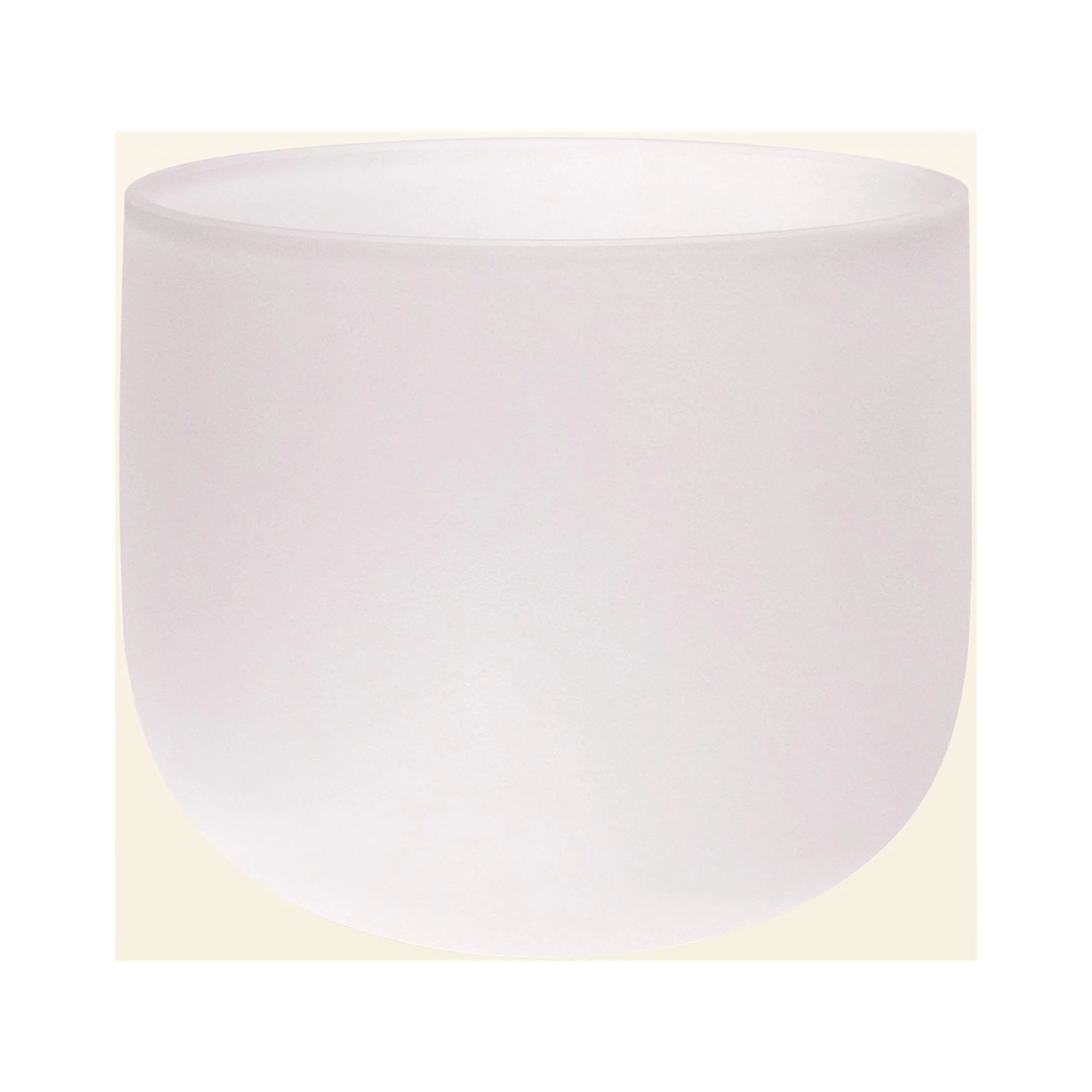 TOPFUND 432Hz C Note Root Chakra 8 inch Crystal Singing Bowl with Heavy Duty Carrying Case and Suede Stick