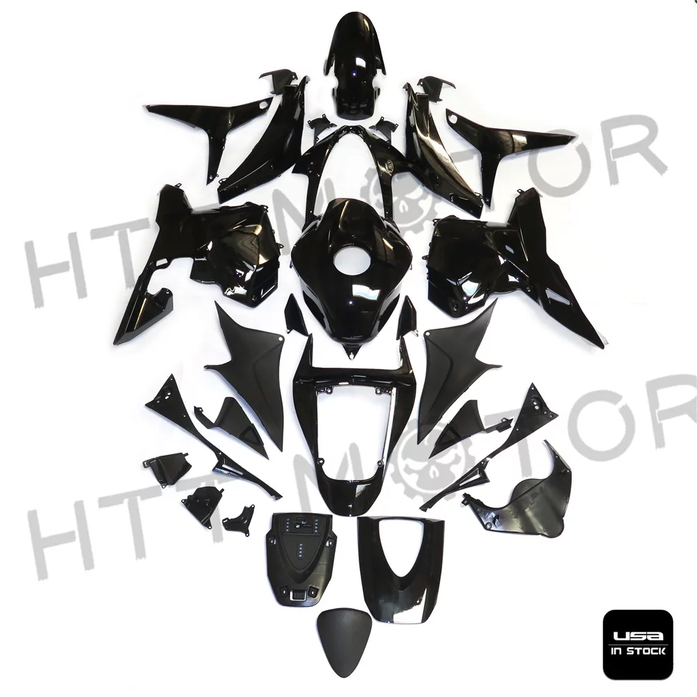 US STOCK INJECTION FAIRING KIT FOR HONDA CBR600RR 2009-2012 BLACK