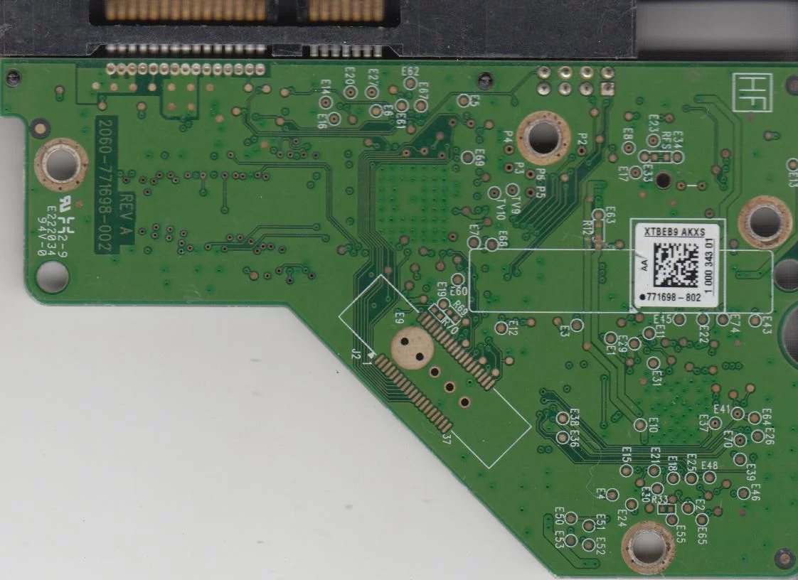 WD25EZRX-00MMMB0, 771698-802 AA, WD SATA 3.5 PCB