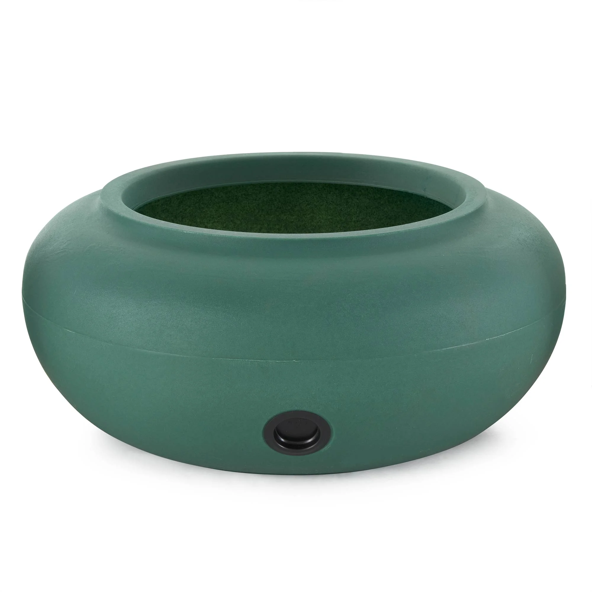 The HC Companies 21 Inch Garden Hose Pot, Green (2 Pack)