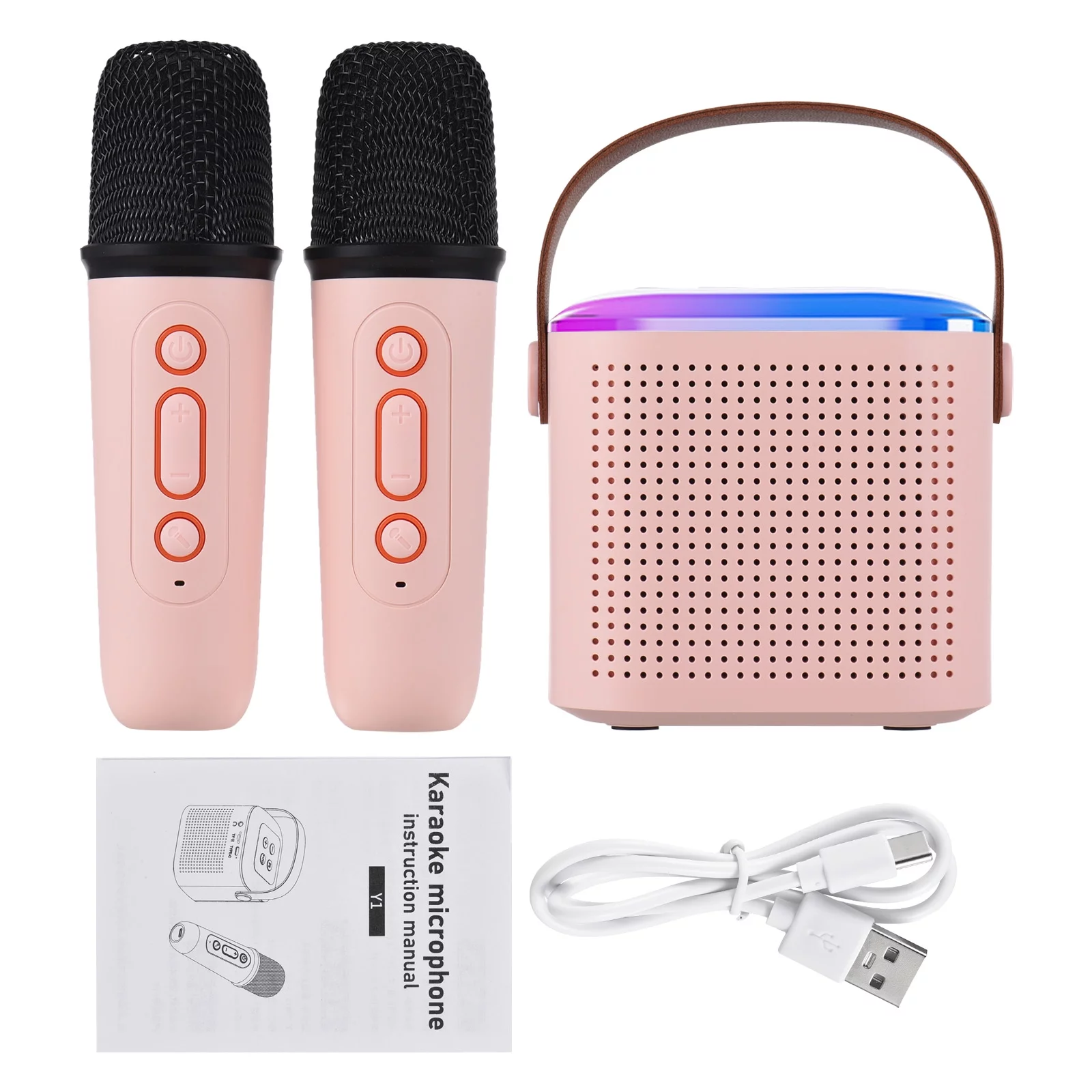 Tomshoo Wireless Karaoke Microphone & Sound Box Set Home Party Singing Fun