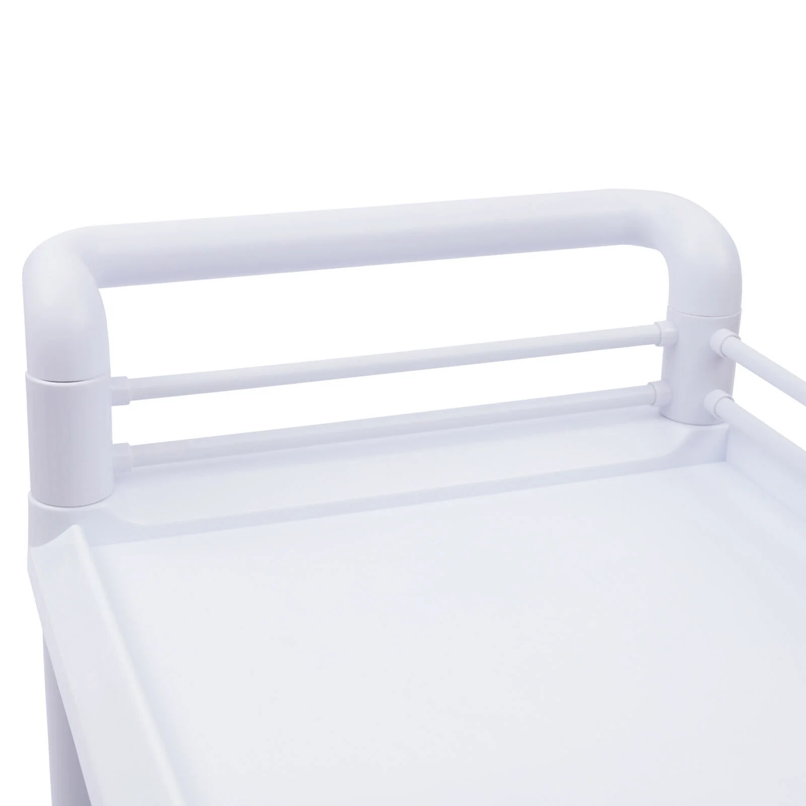 ZhdnBhnos 3 Tier Medical Trolley Dental Lab Salon Mobile Rolling Cart with Lockable Wheels