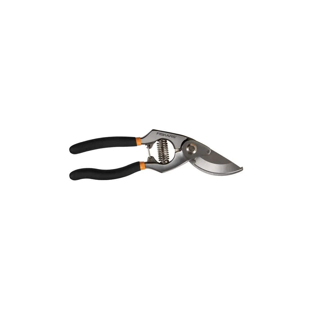 Fiskars Pruner 0.75In Cut Forged Steel Non Slip Grip Bypass