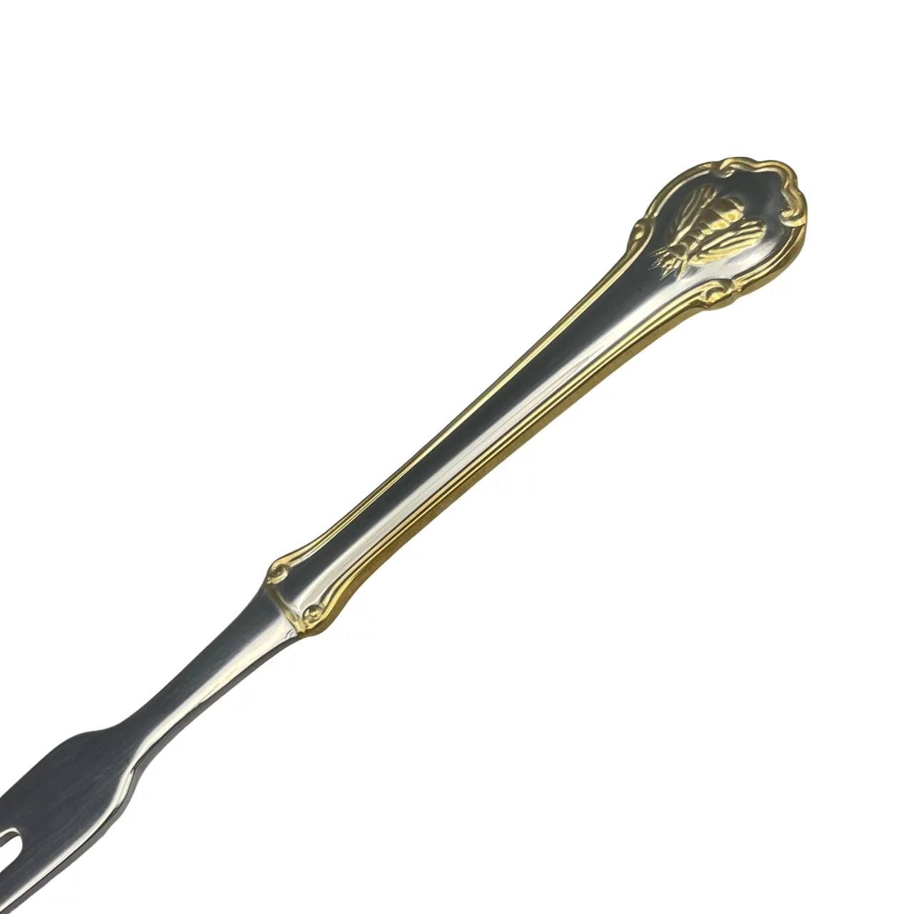Wallace Napoleon Bee Gold Accent 18/10 Stainless Steel Food Pick