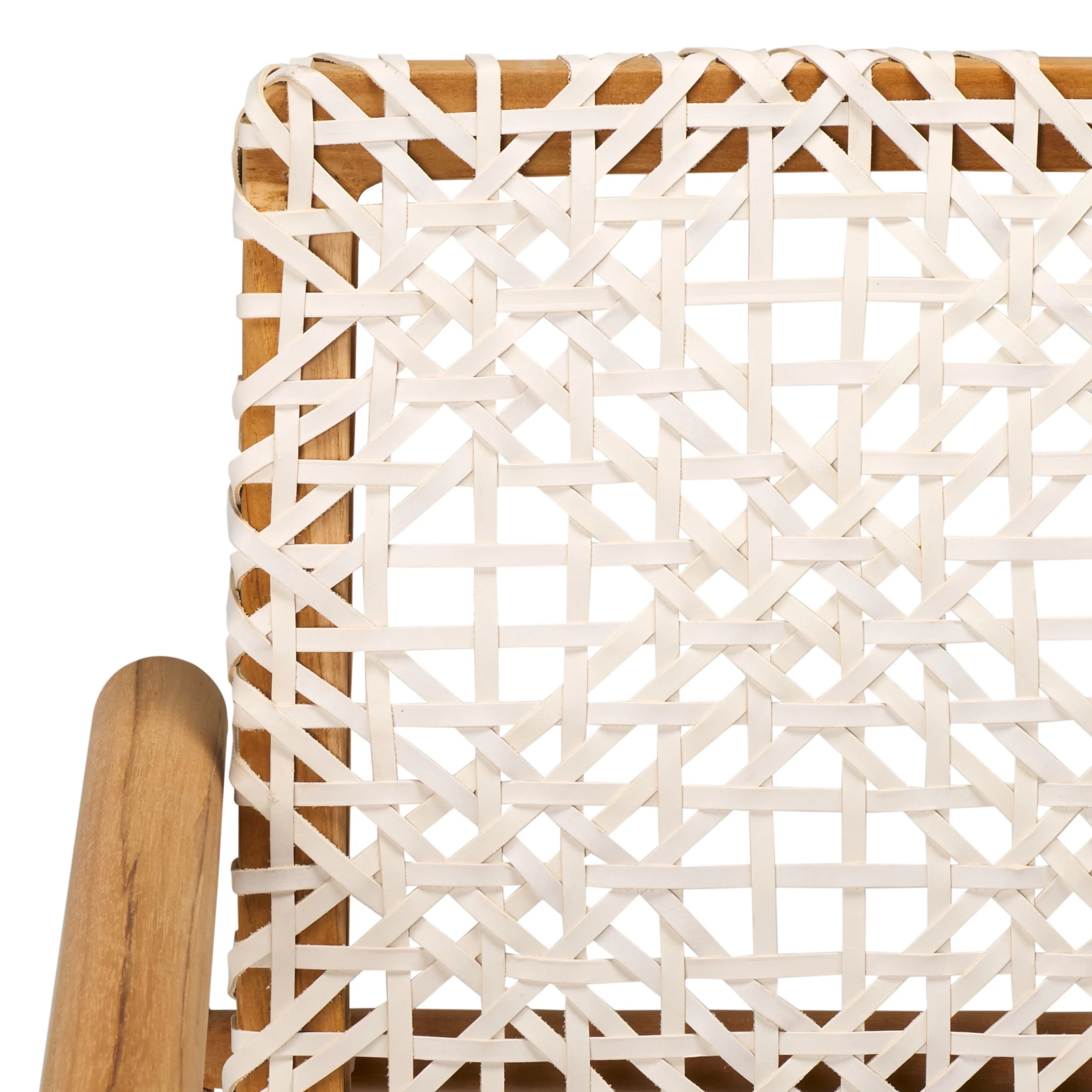 SAFAVIEH Sianna Accent Chairs, Natural/White (22.8 in. W x 23.4 in. D x 32.9 in. H)