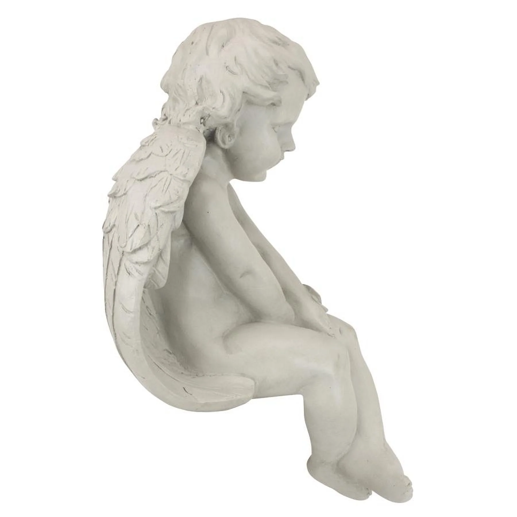 Design Toscano Angel of Meditation Sitting Cherub Statue