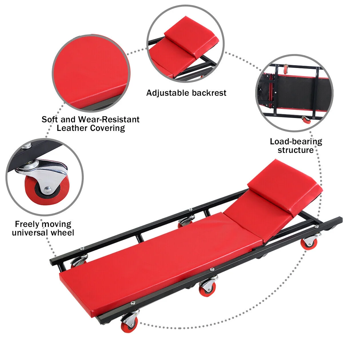 Adjustable Mechanic Creeper Seat