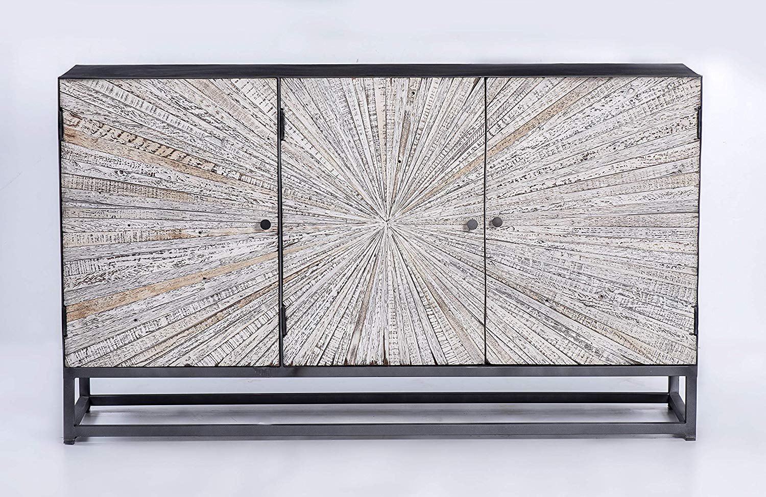 Jofran Reclaimed Solid Wood Astral Plains 3 Door Accent Cabinet