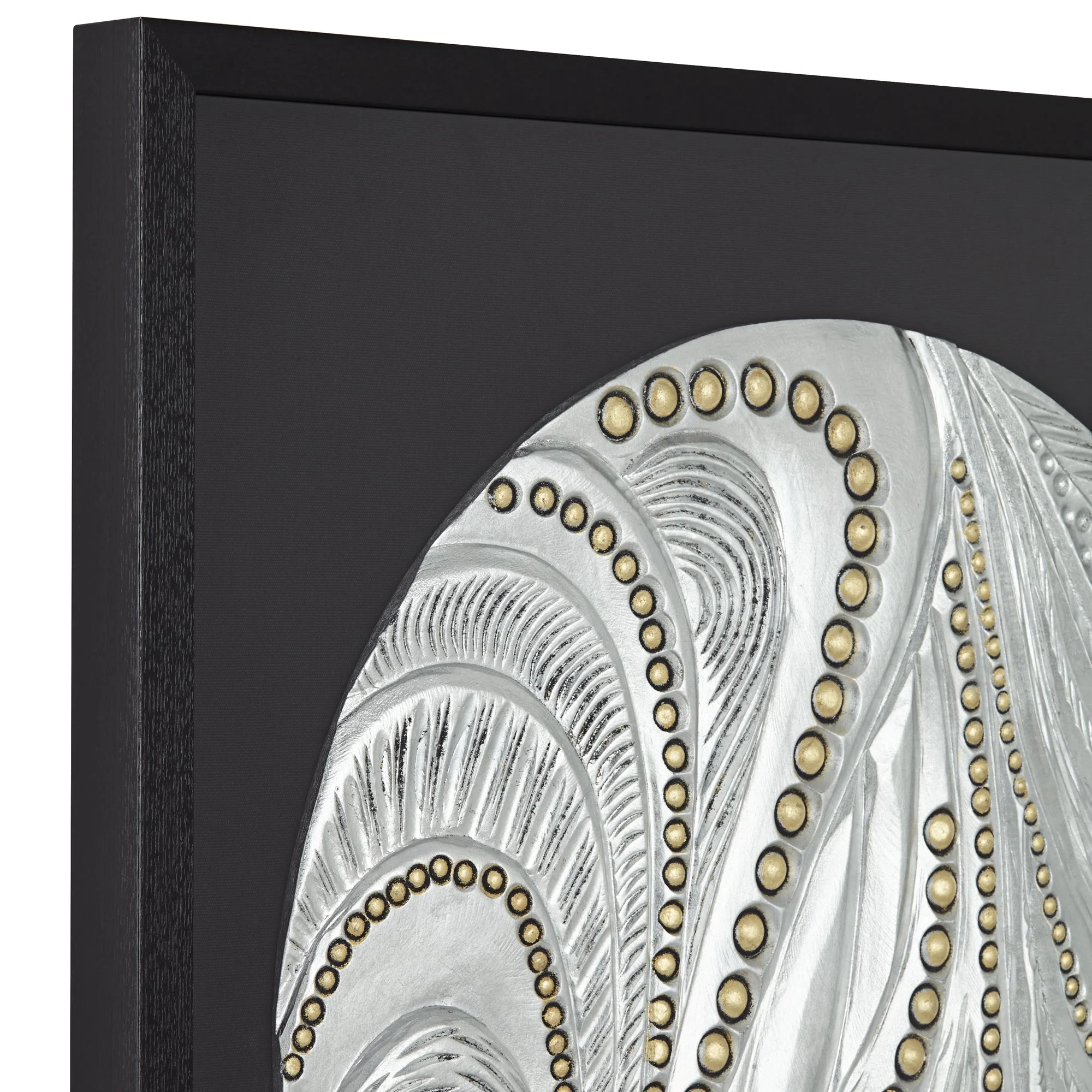 Dahlia Studios Silver and Gold Dot 31 1/2