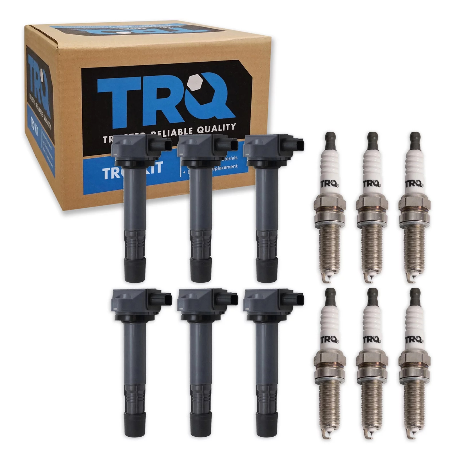 TRQ Ignition Coil & Iridium Spark Plug Kit Set for Acura Honda 3.5L V6 New TKA01369 Fits select: 2016-2019 HONDA PILOT, 2018-2019 HONDA ODYSSEY