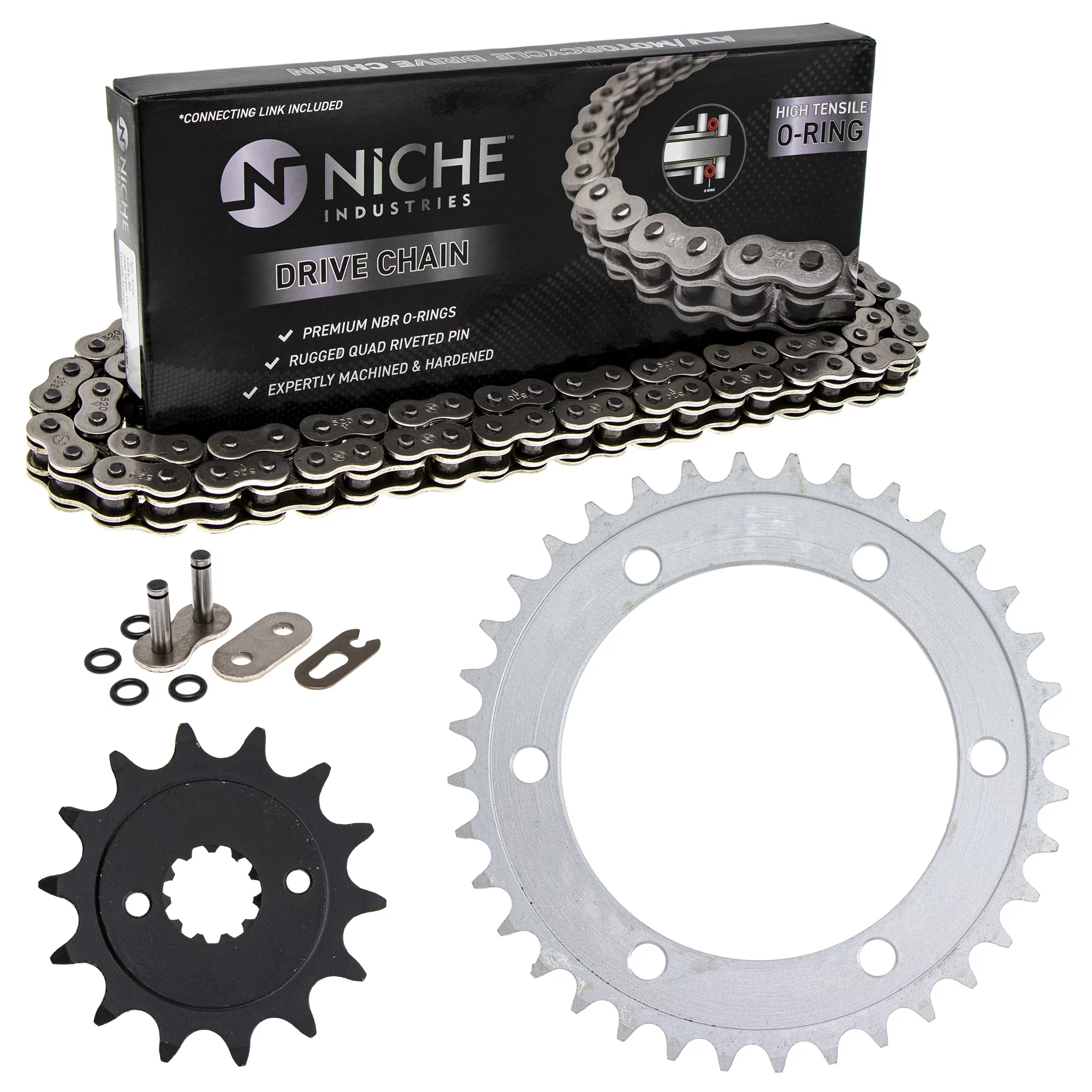 Niche Sprocket Chain Set for Honda CB300F 14/36T 520 O-Ring Motorcycle MK1004516
