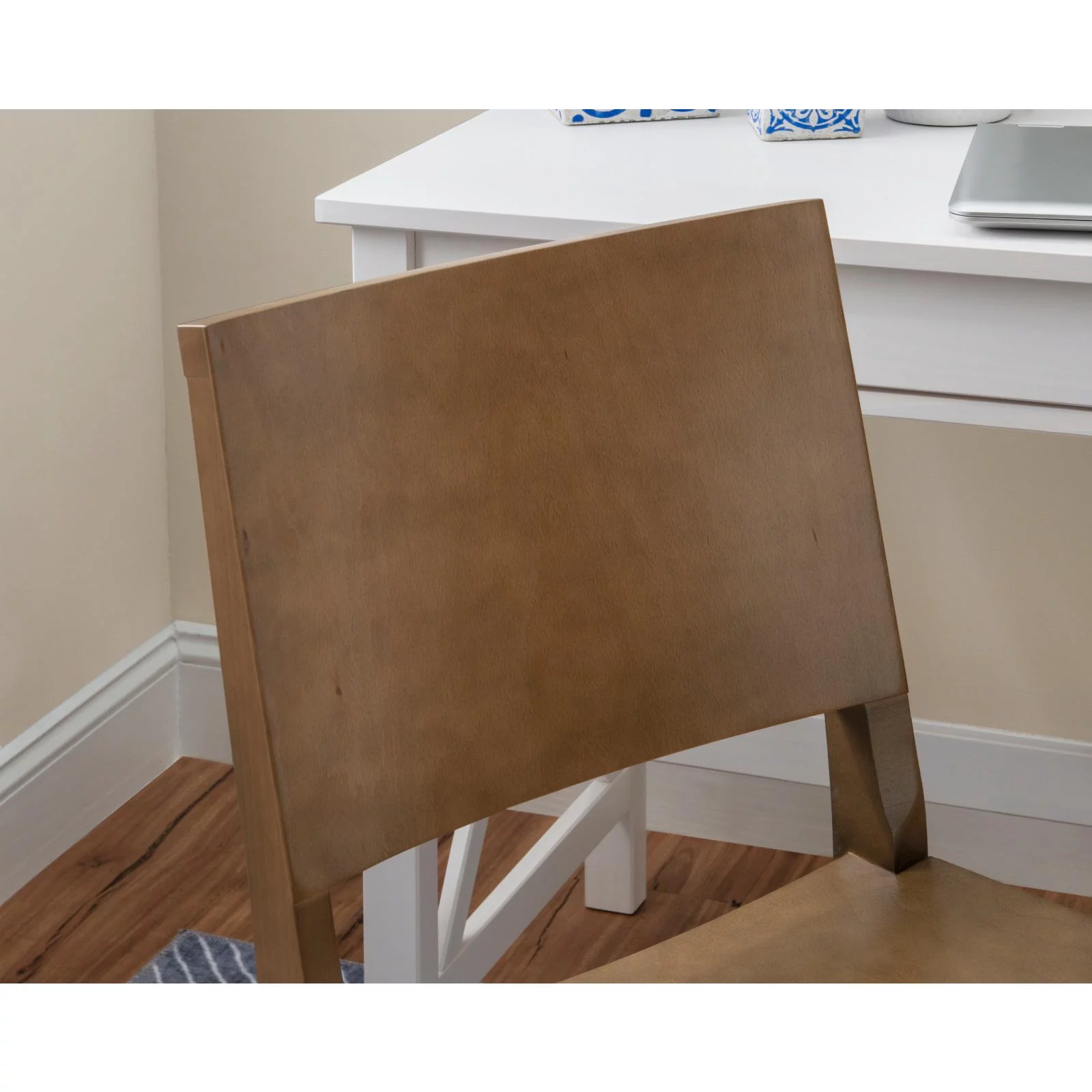 Linon Devin Dining Chair - Natural - Set of 2