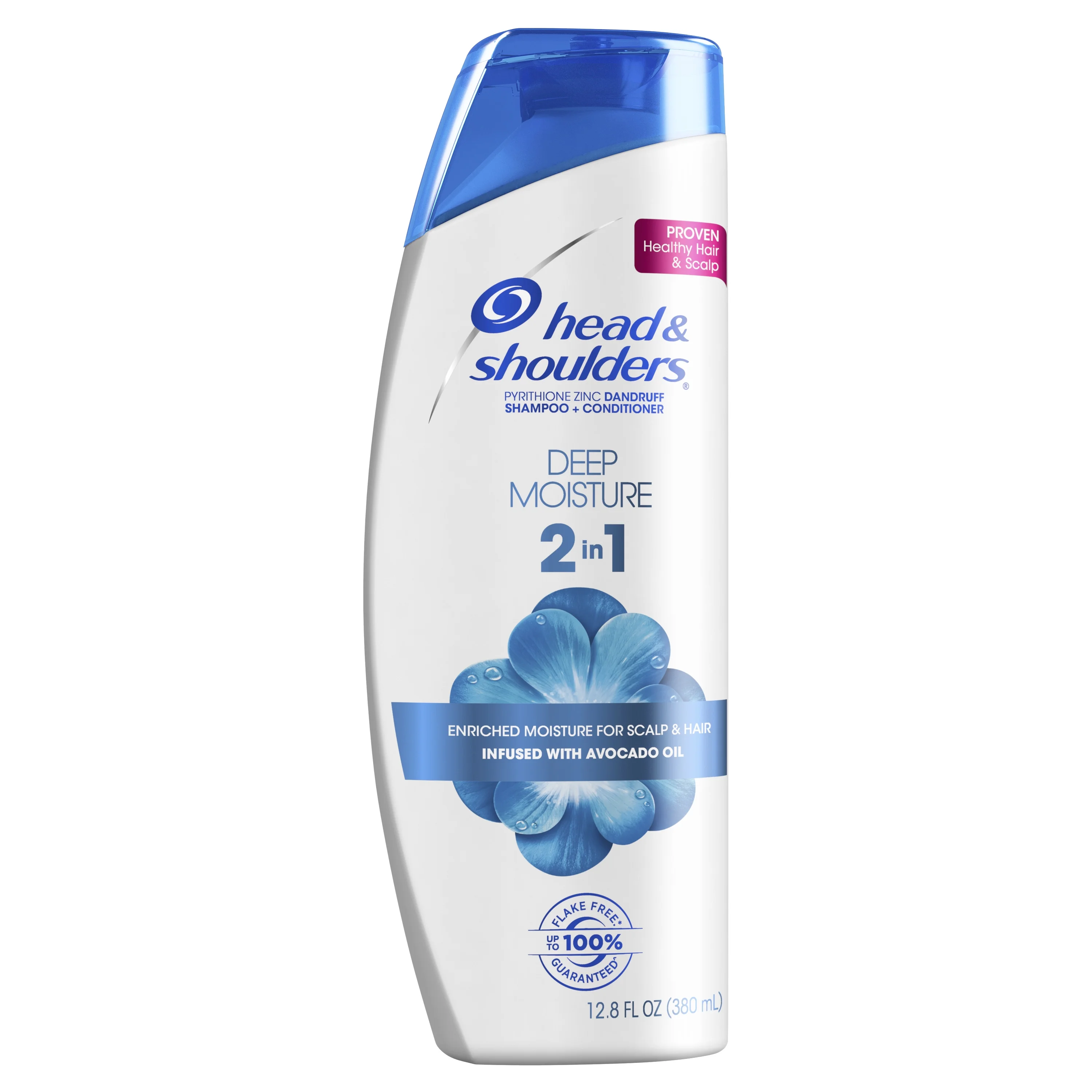 Head and Shoulders Deep Moisture 2in1 Dandruff Shampoo and Conditioner, 12.8 fl oz