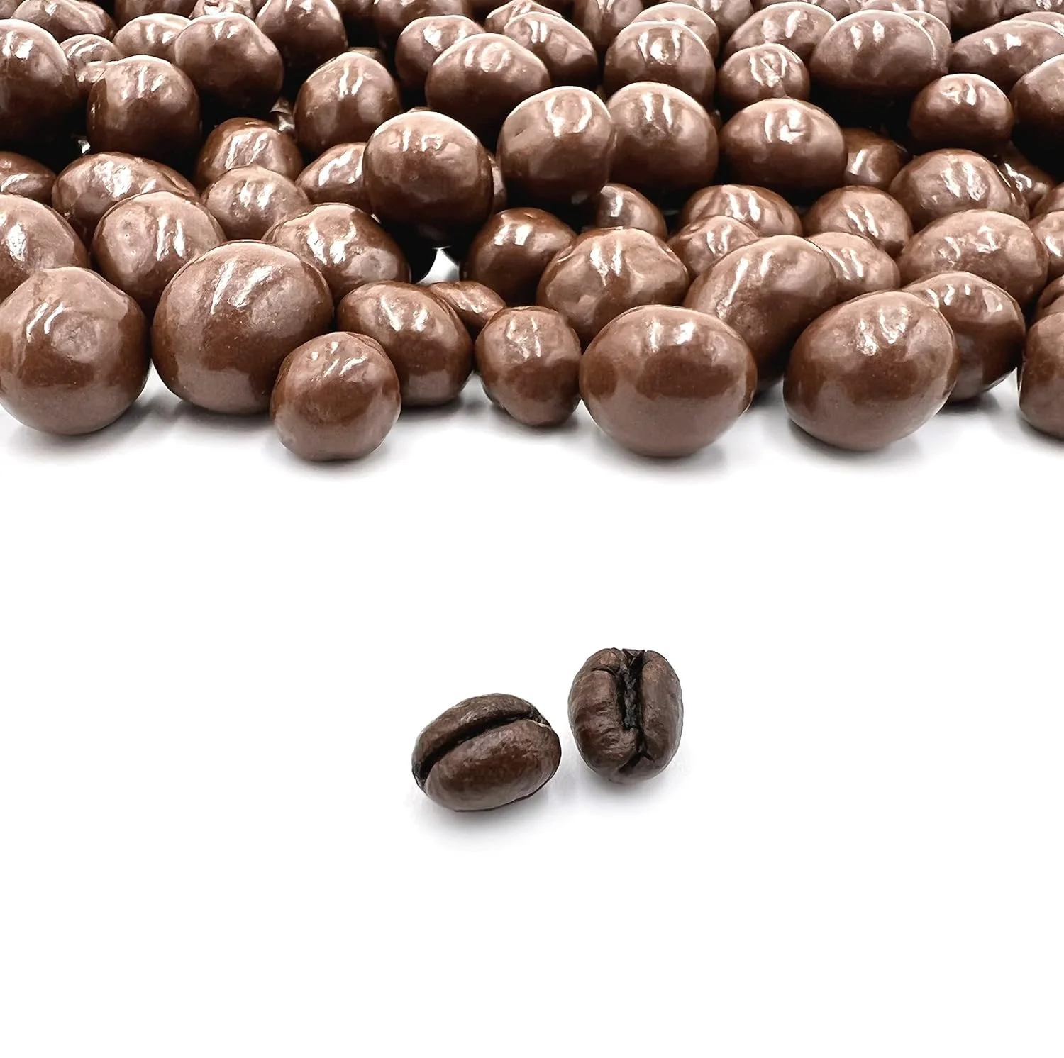 Milk Chocolate Covered Espresso Coffee Beans Candy, Bulk (2 Pound Bag)