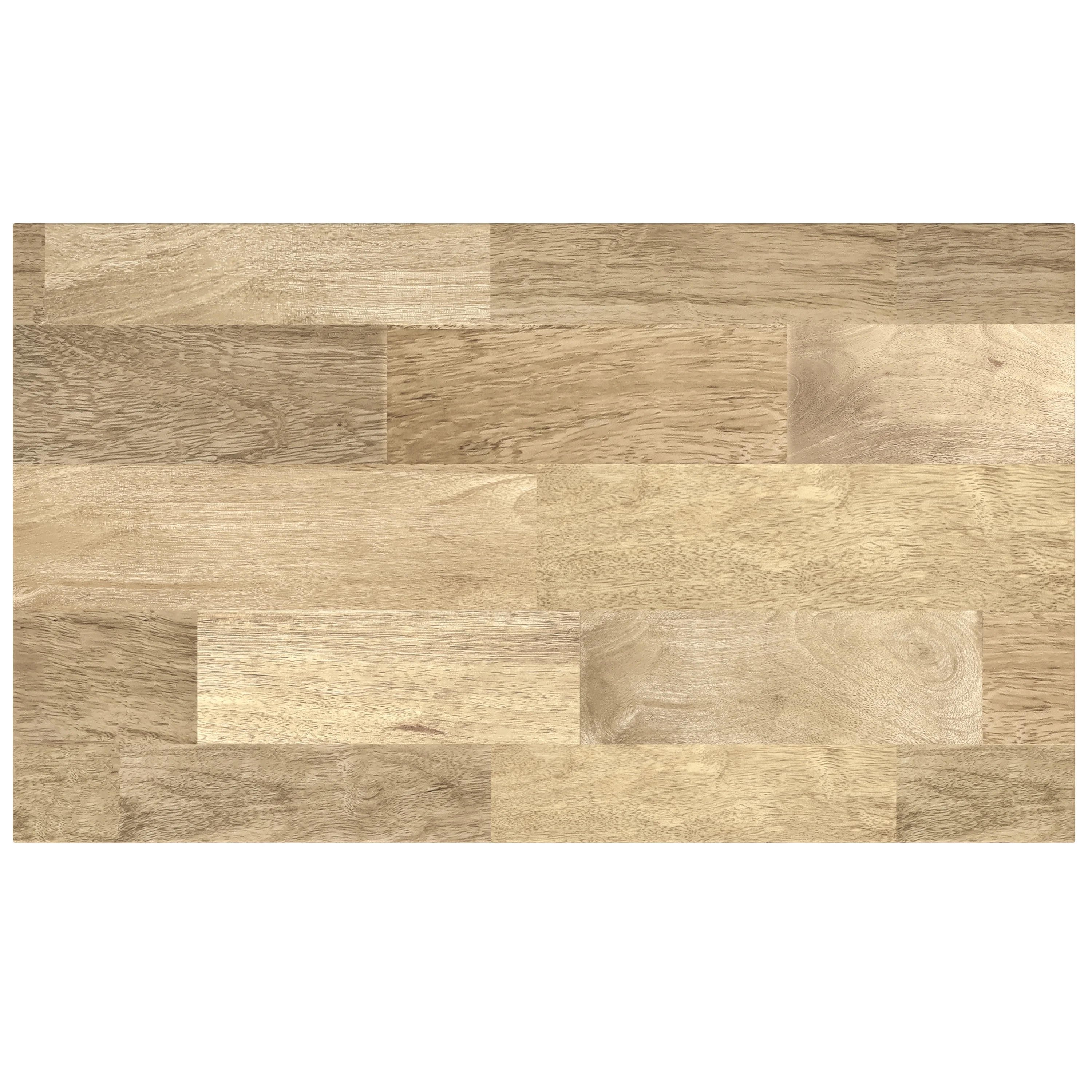 Simpli Home Hunter SOLID MANGO WOOD and Metal 64 inch x 24 inch Rectangle Modern Industrial Tall Bookcase in Natural