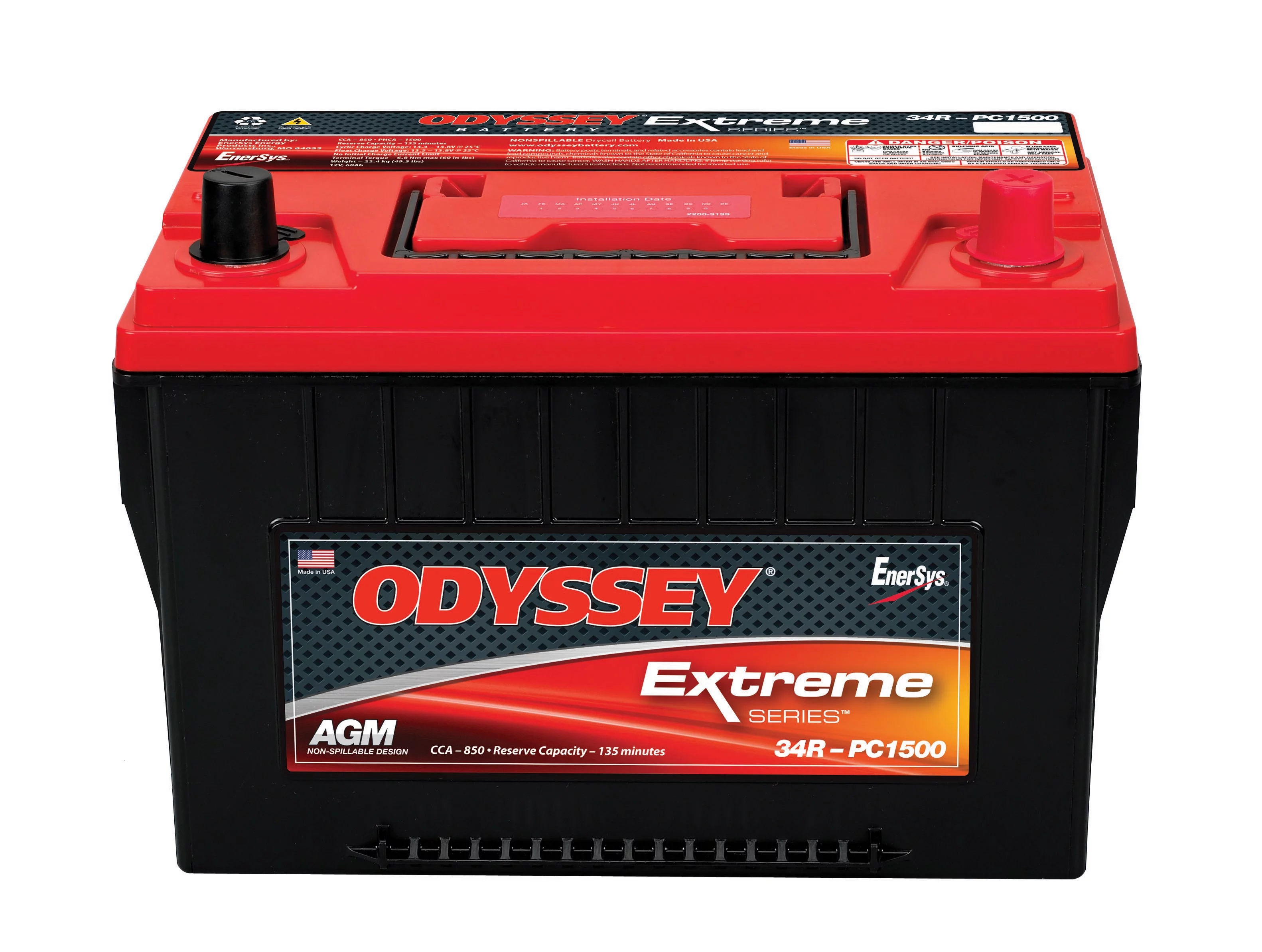 Odyssey 34R-PC1500 Automotive Light Truck & Van Battery