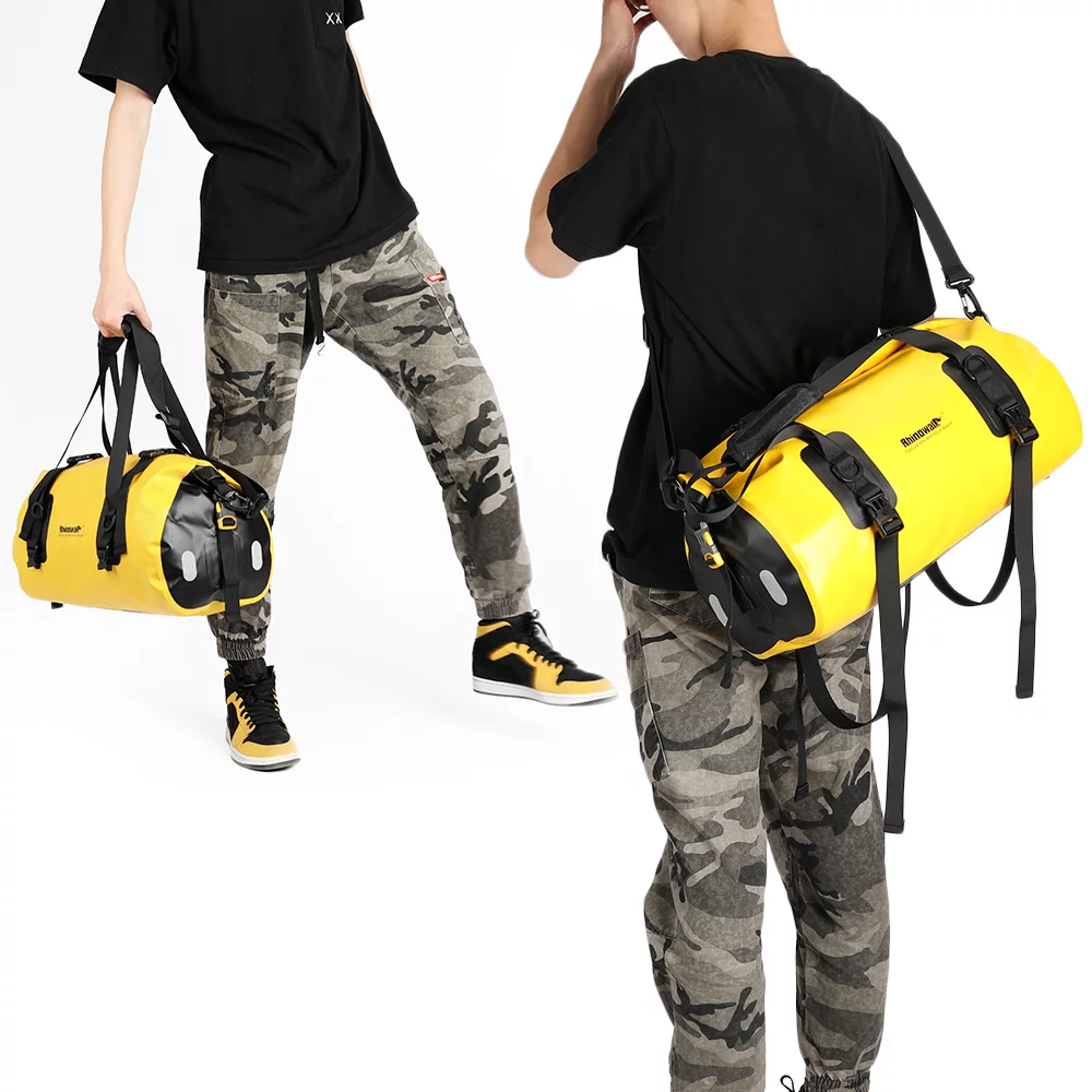 Convenient Bike Rack Pannier Bag for Commuting and Cycling, 20L Capacity, Waterproof PVC Material