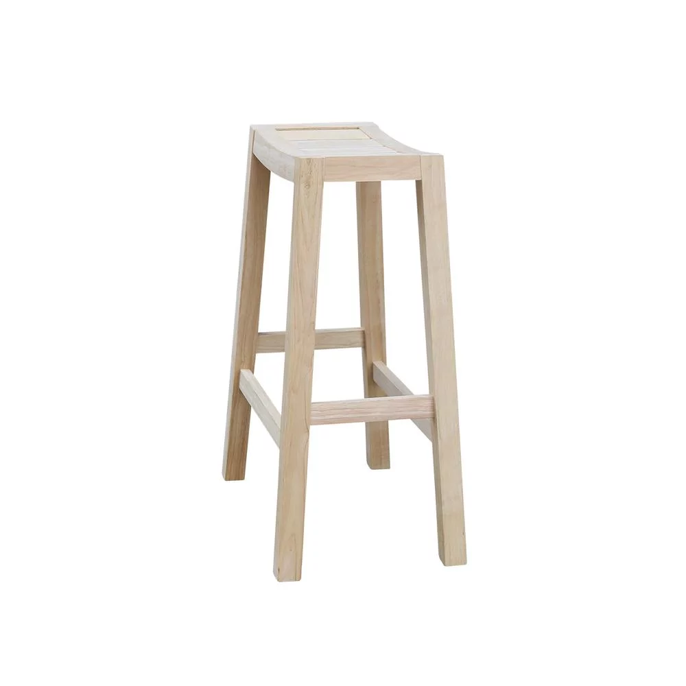 International Concepts Wood Backless Ranch Stool - Unfinished - 30